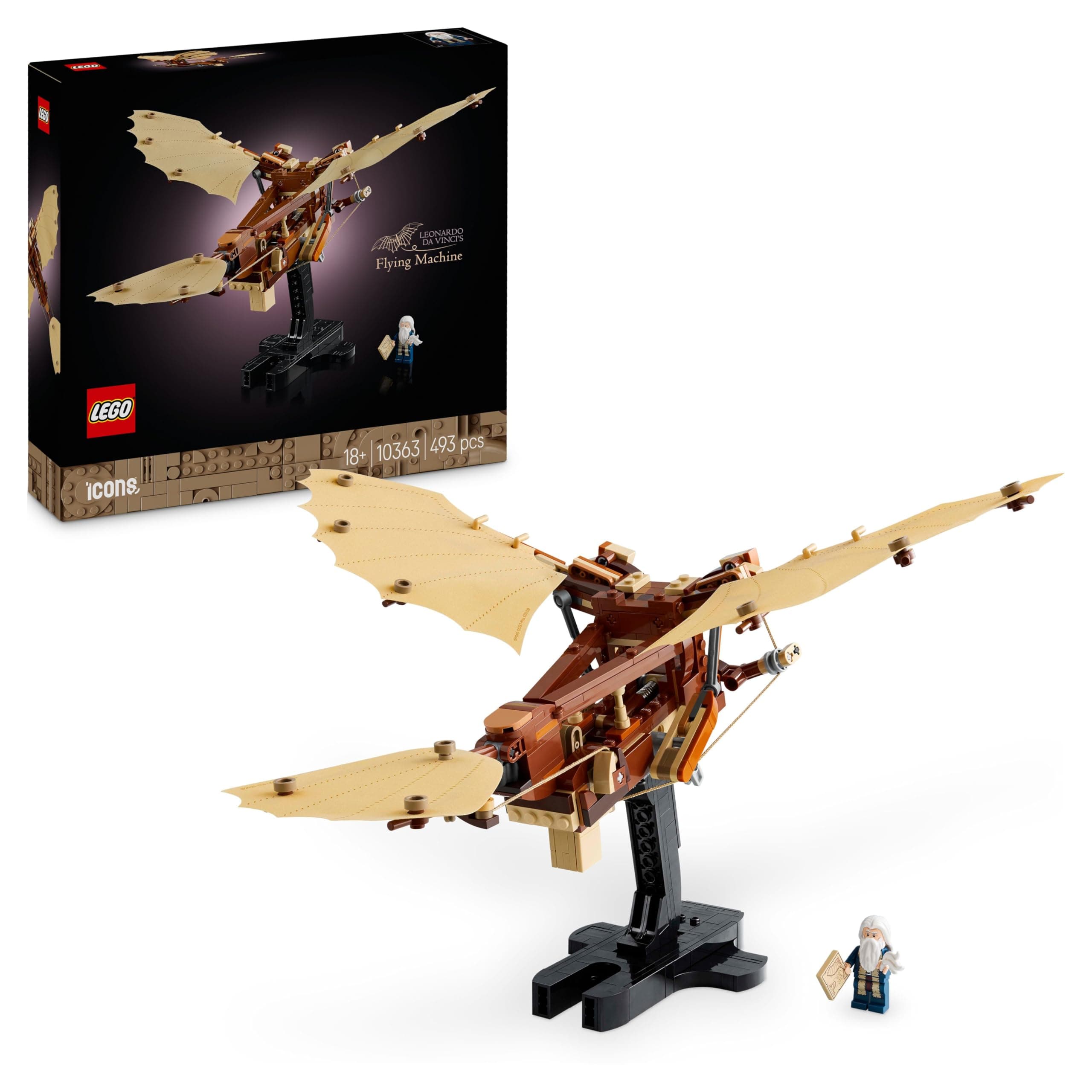 LEGO® Icons 10363 - Летящата машина на Леонардо да Винчи