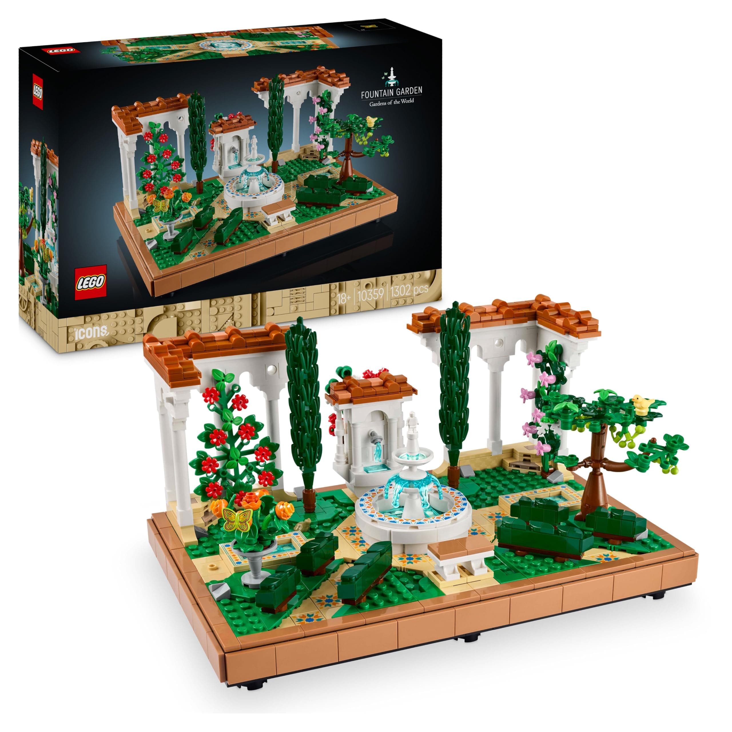 LEGO® Icons 10359 - Градина с фонтан