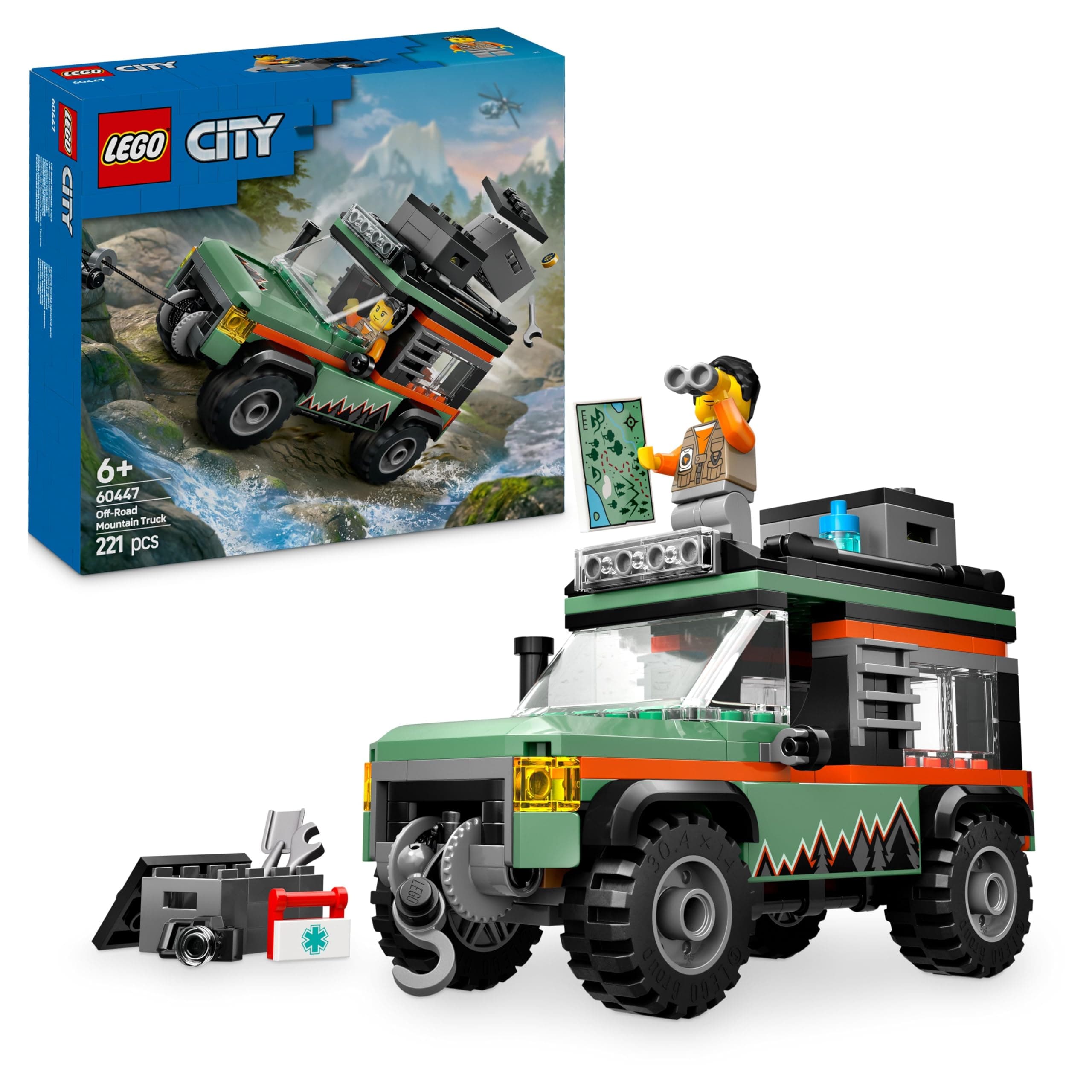 LEGO® City 60447 - Офроуд 4x4 планински камион