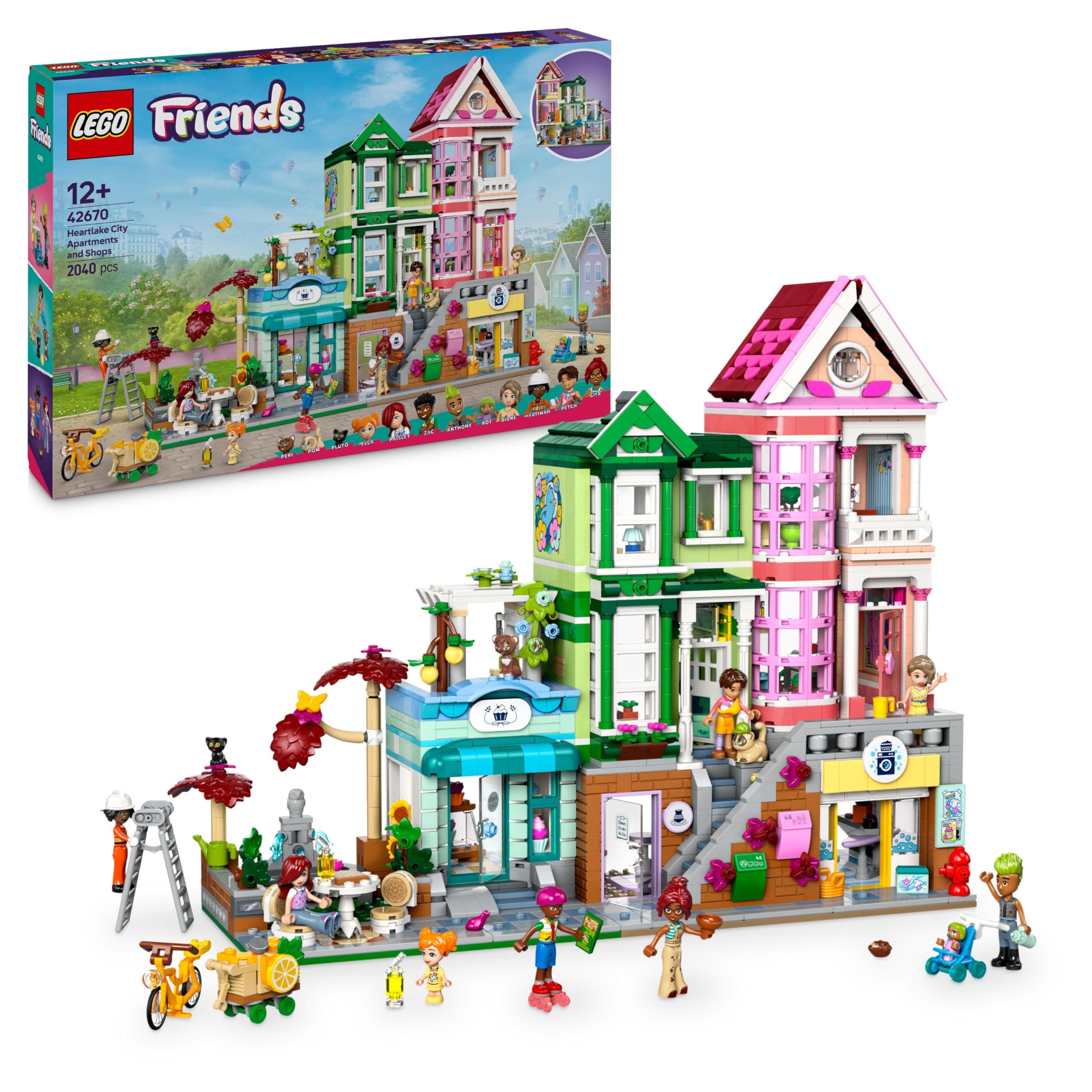 LEGO® Friends 42670 - Апартаменти и магазини в Хартлейк Сити