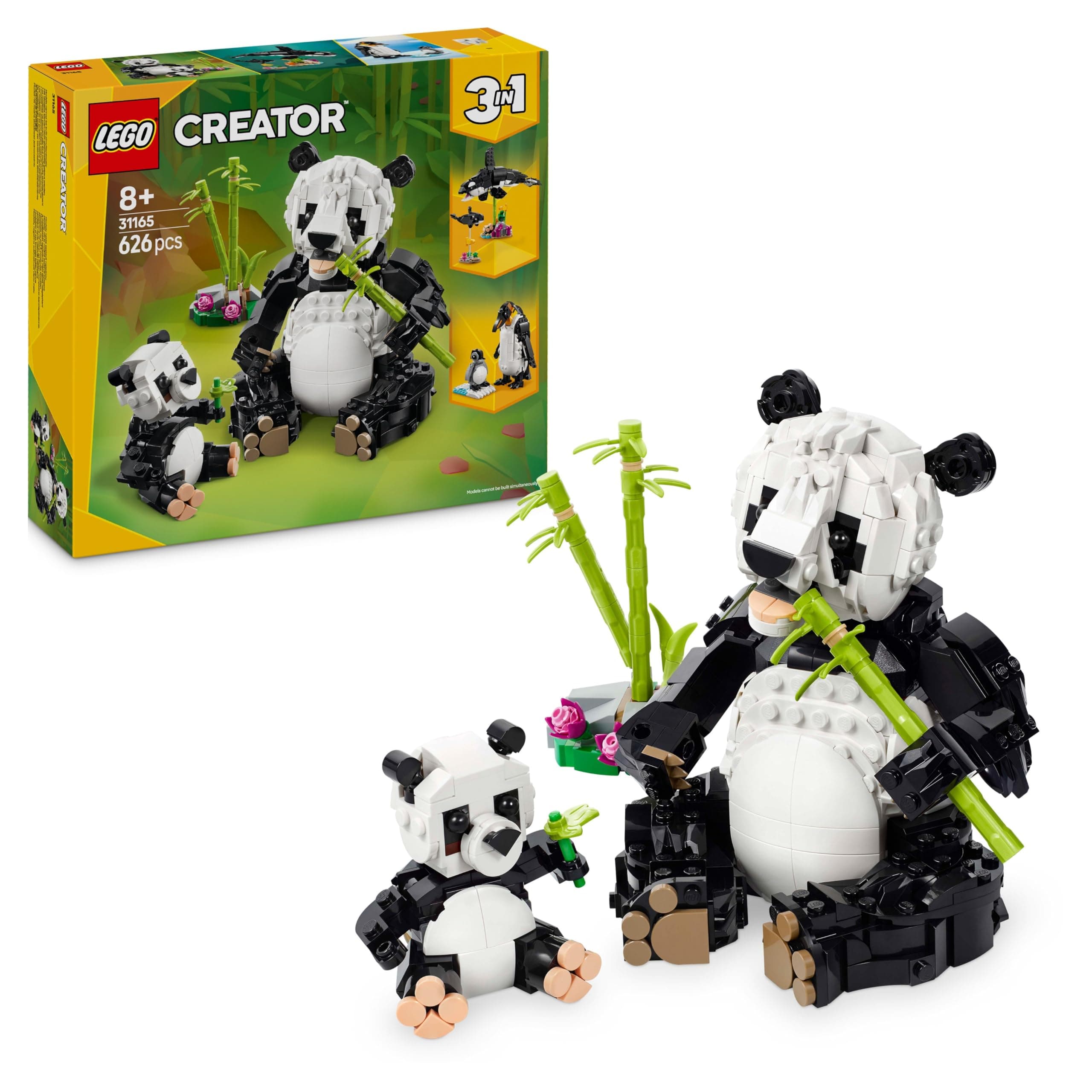 LEGO® Creator 31165 - Диви животни: Семейство панди