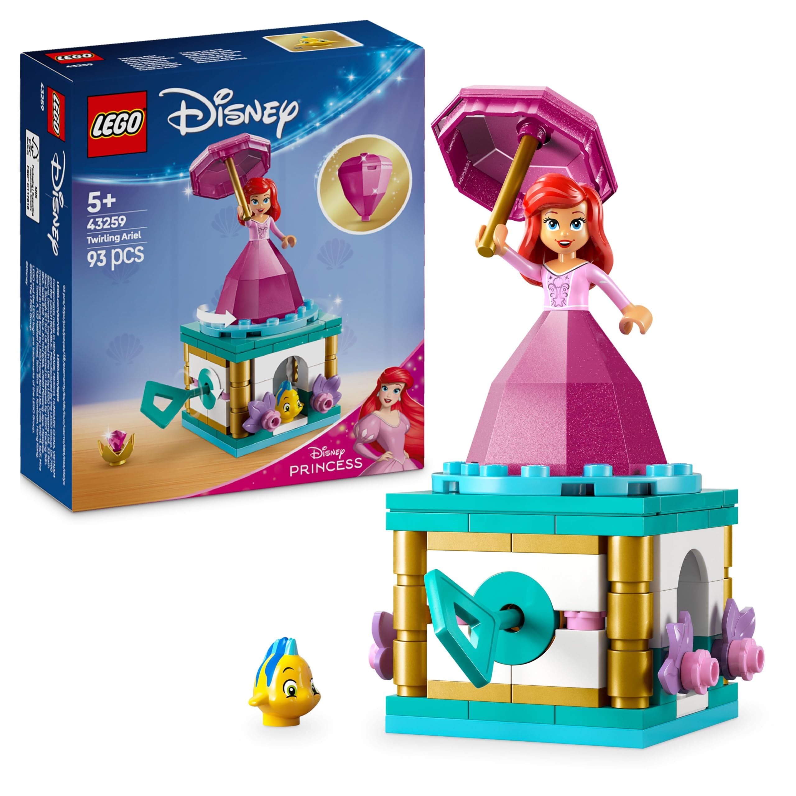 LEGO® Disney Princess 43259 - Ариел се върти
