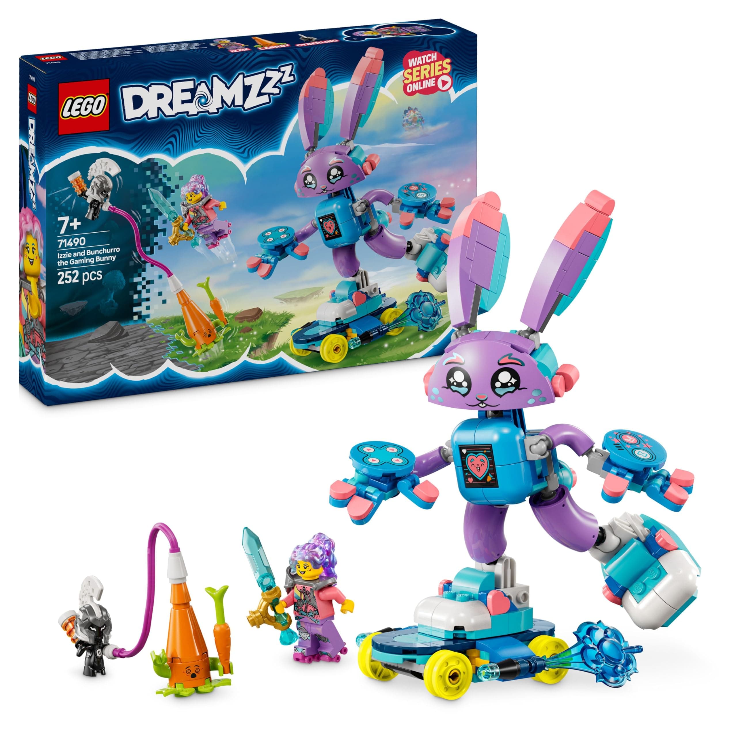 LEGO® DREAMZzz™ 71490 - Изи и играещото зайче Бънчуро