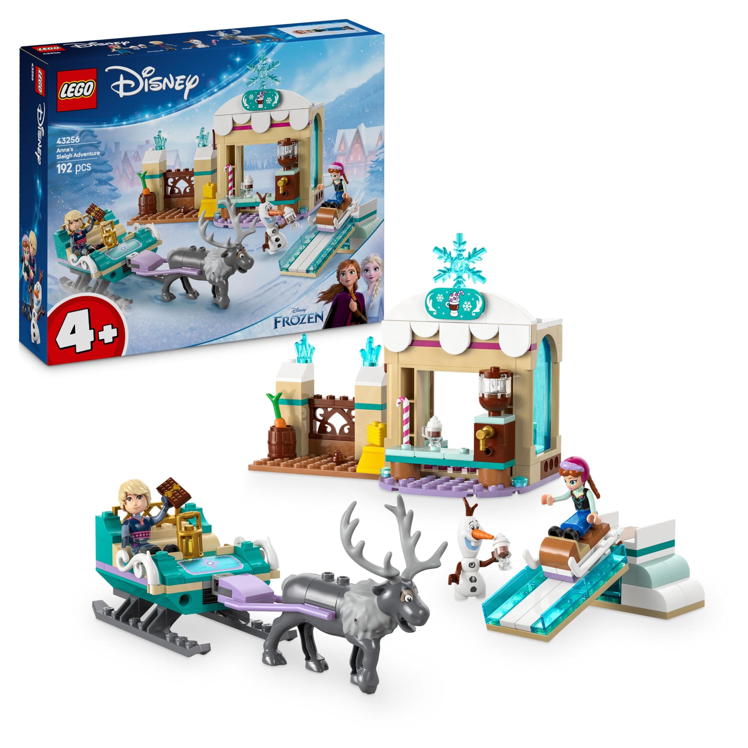 LEGO® Disney 43256 - Приключението с шейна на Анна