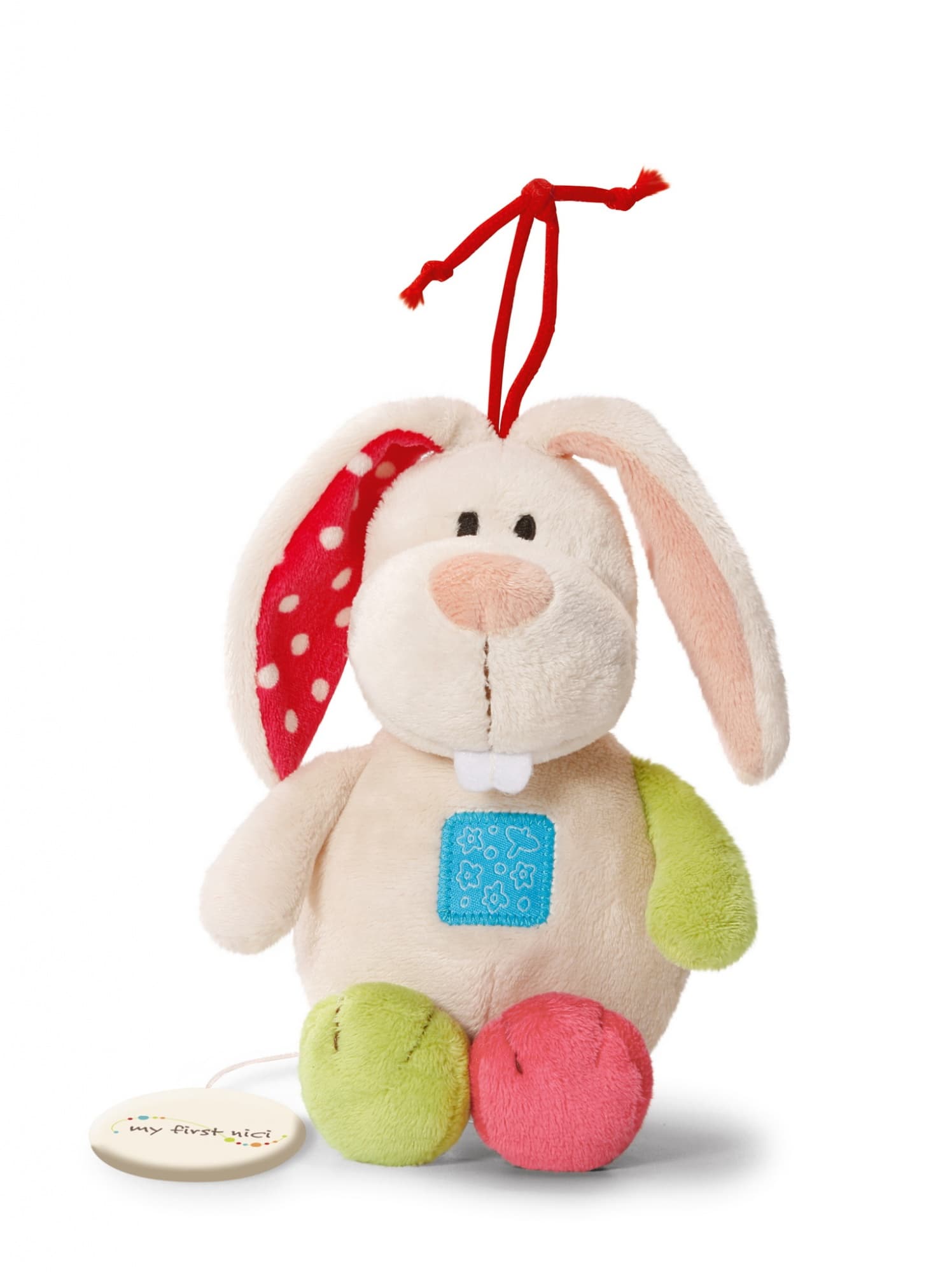 NICI Музикална играчка Заекът Тили, 18 см. 0+ мес.