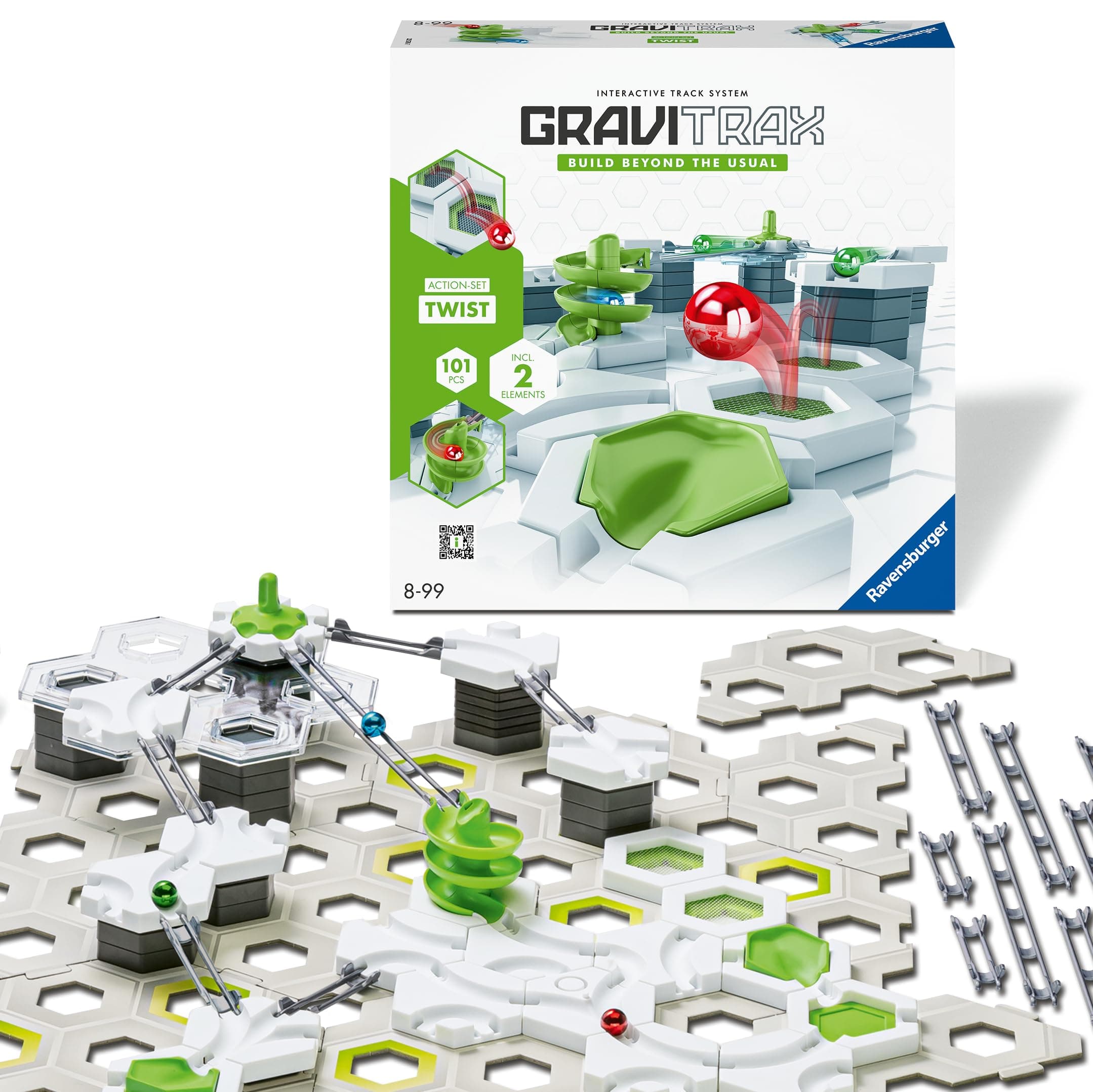 Настолна игра Ravensburger GraviTrax - Комплект за извъртане
