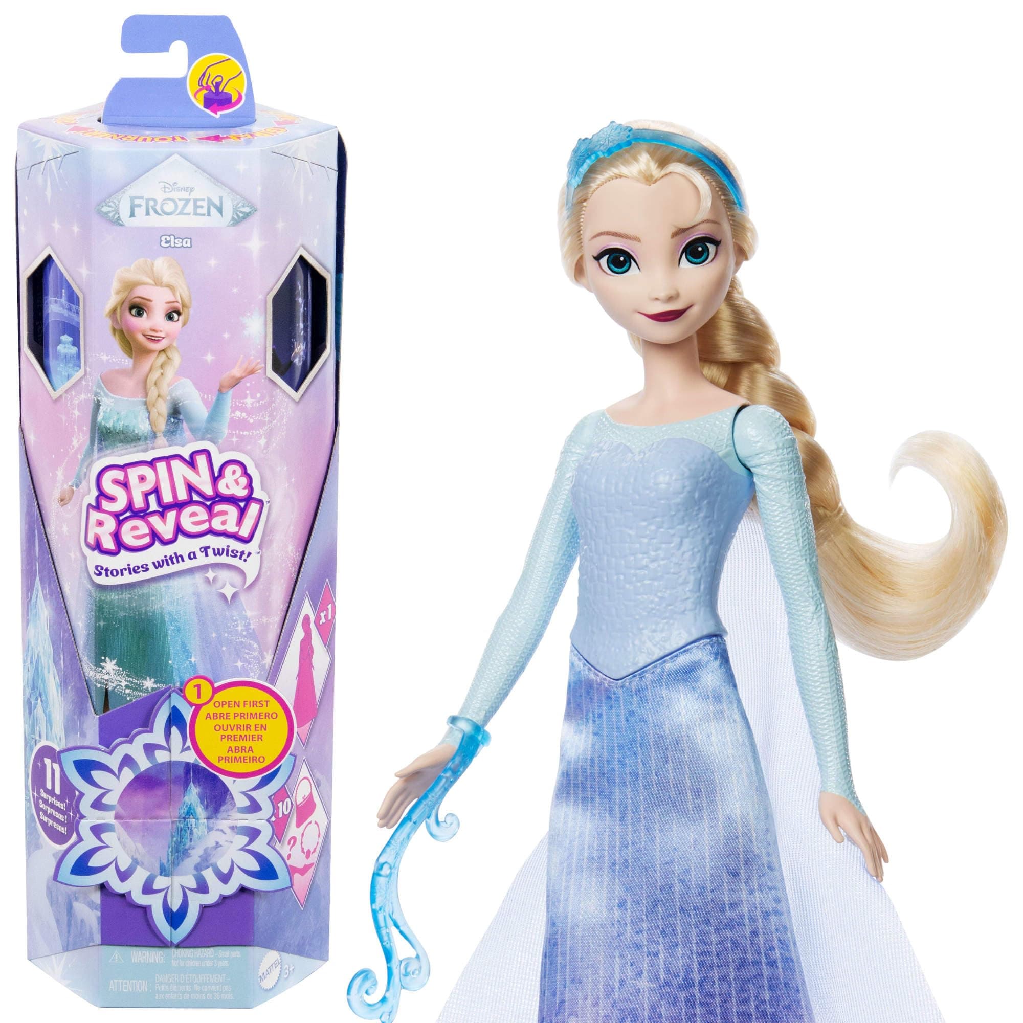 Кукла Disney Princess - Завърти и преобрази: Елза