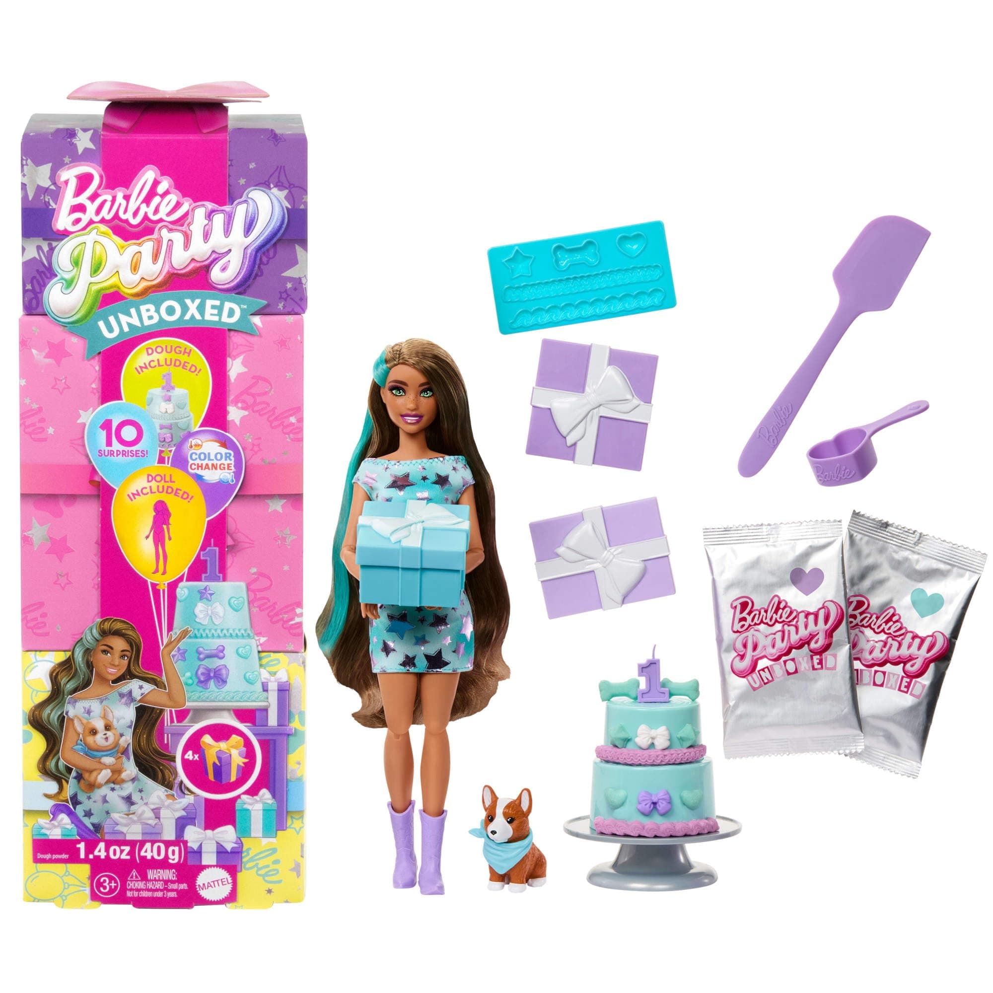 Кукла Barbie - Брюнетка с изненади, серия Парти
