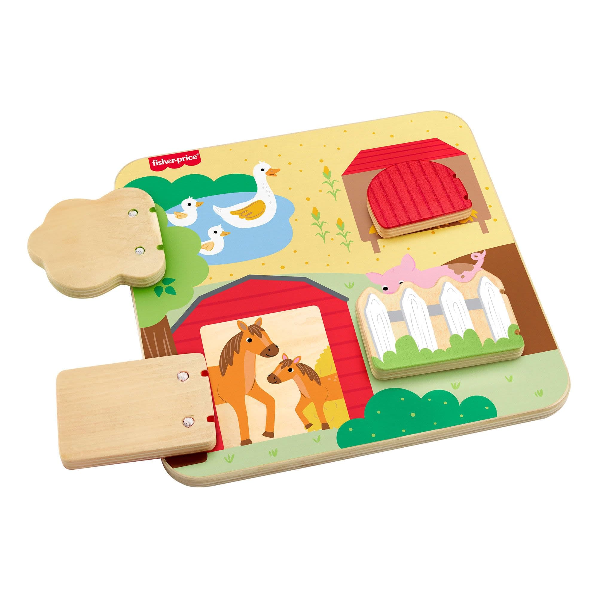 Дървена играчка Fisher Price, ферма
