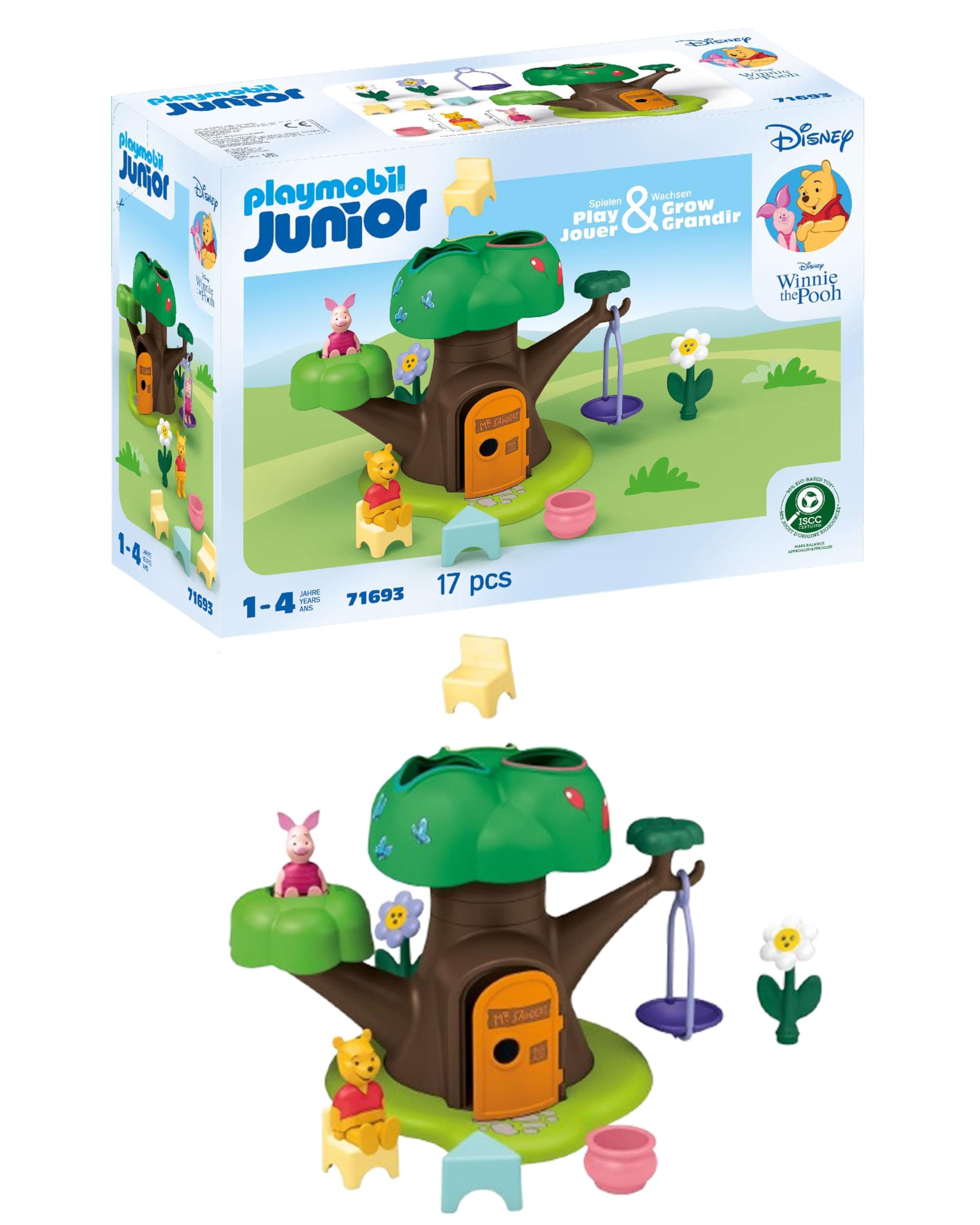 Playmobil - Junior & Disney: Къщата на дървото на Мечо Пух и Прасчо