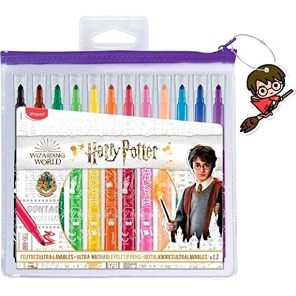 Флумастери Longlife MAPED Harry Potter, 12 цвята