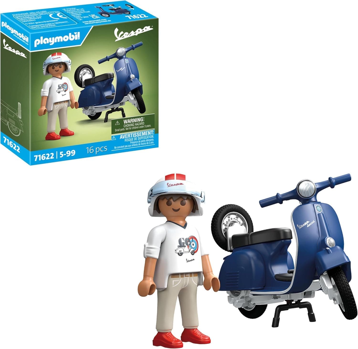 Playmobil - 1969 Vespa 150 Sprint Veloce, син