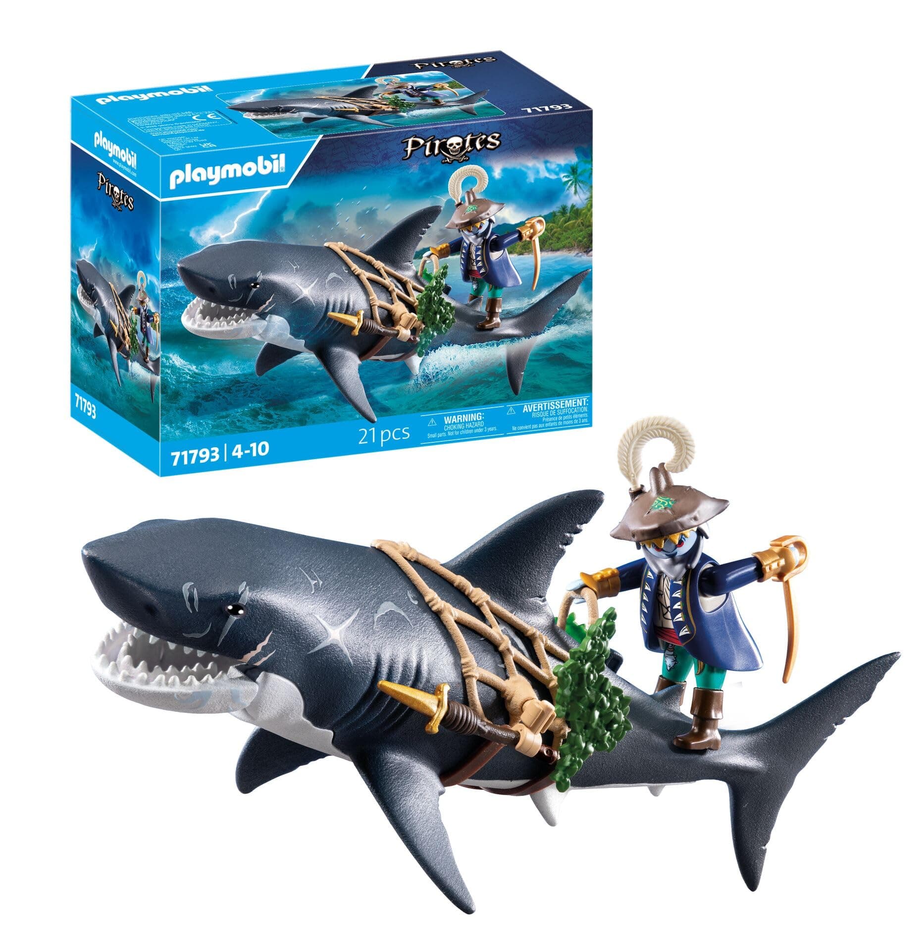 Playmobil - Гигантска акула и пират