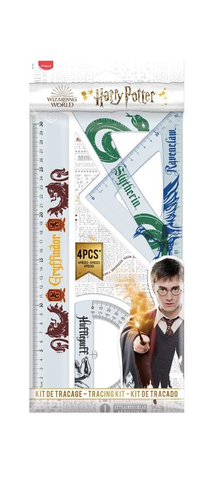 Комплект за чертане MAPED Harry Potter, 4 части