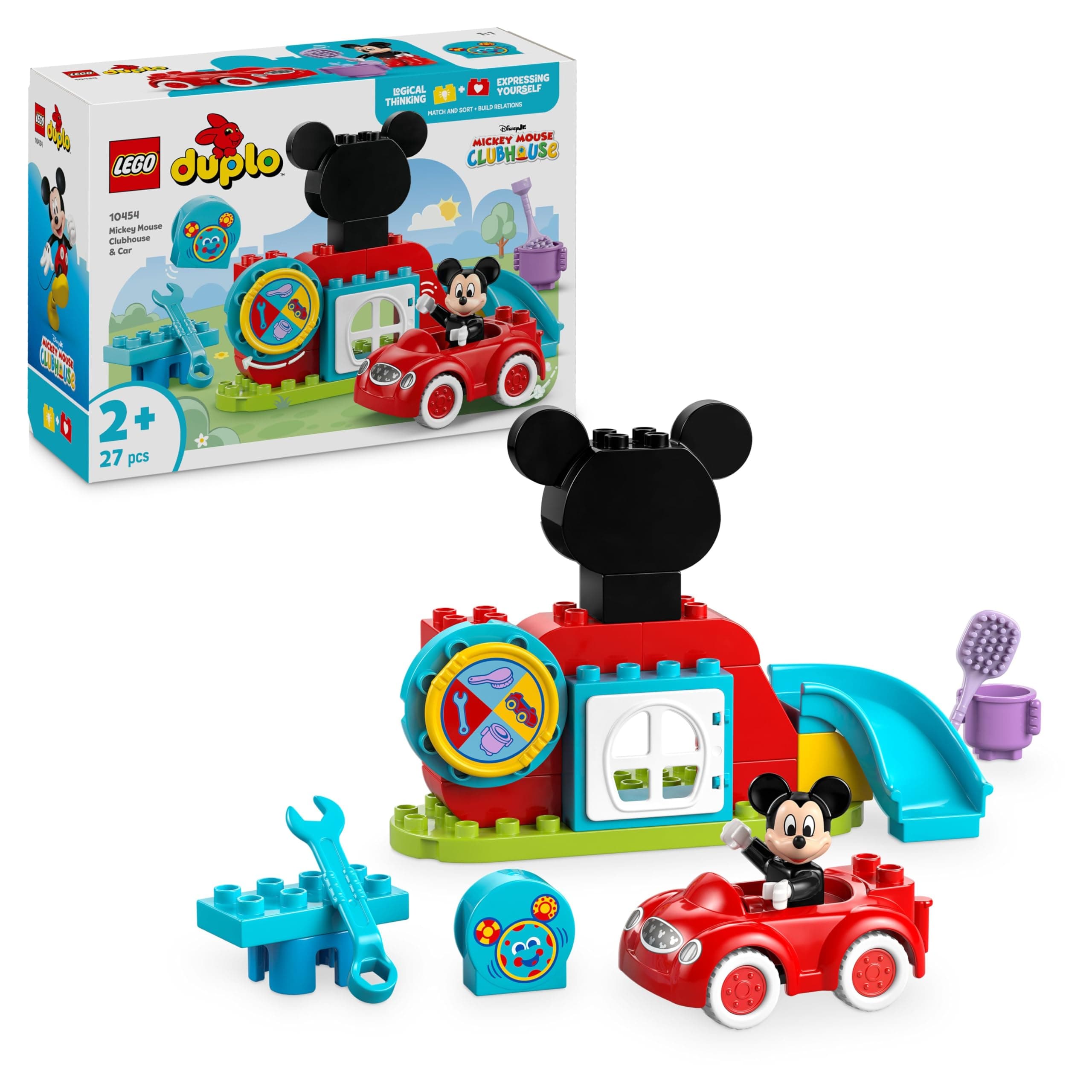 LEGO® DUPLO® 10454 - Клубът и колата на Мики Маус