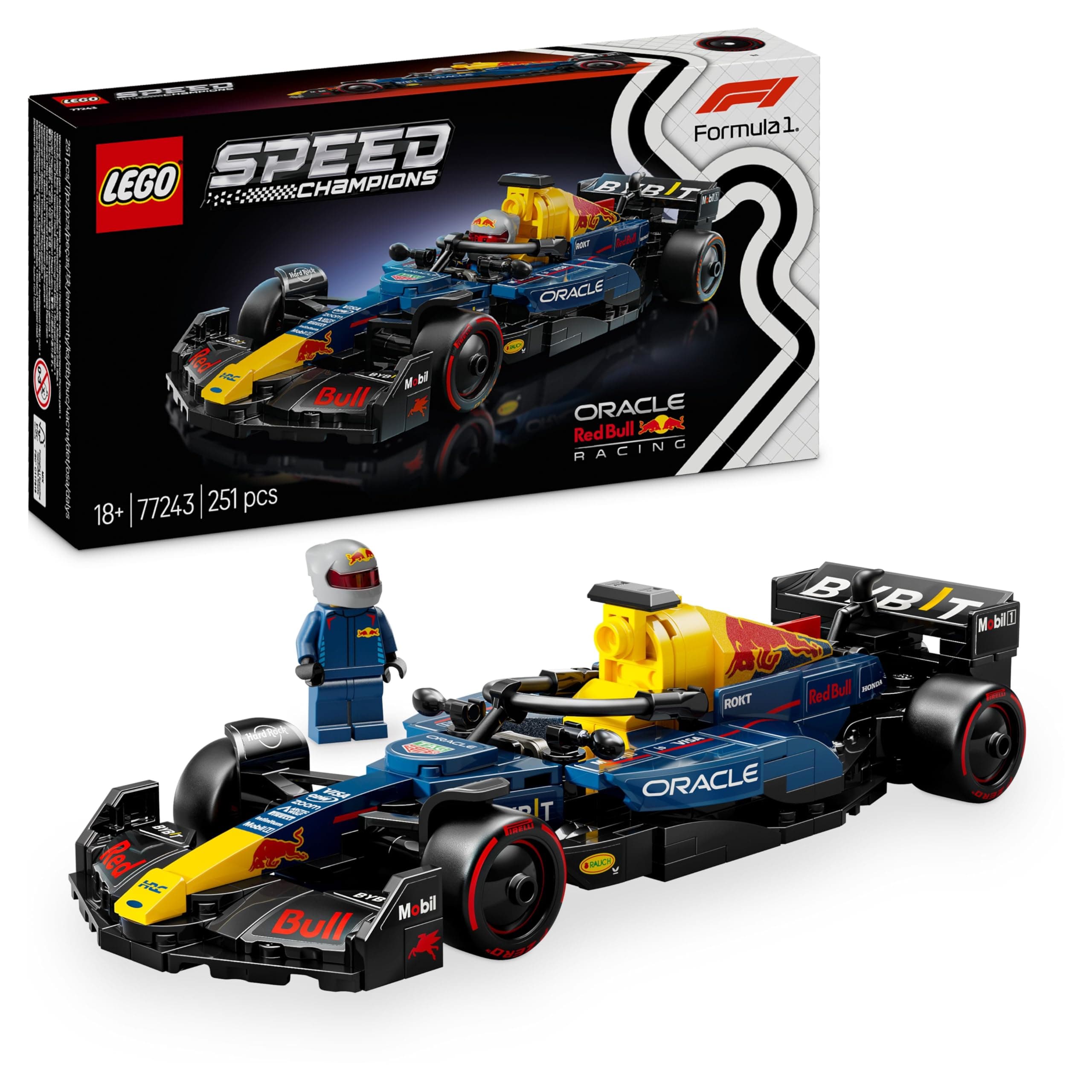 LEGO® Speed Champions 77243 - F1® Болид Oracle Red Bull Racing RB20