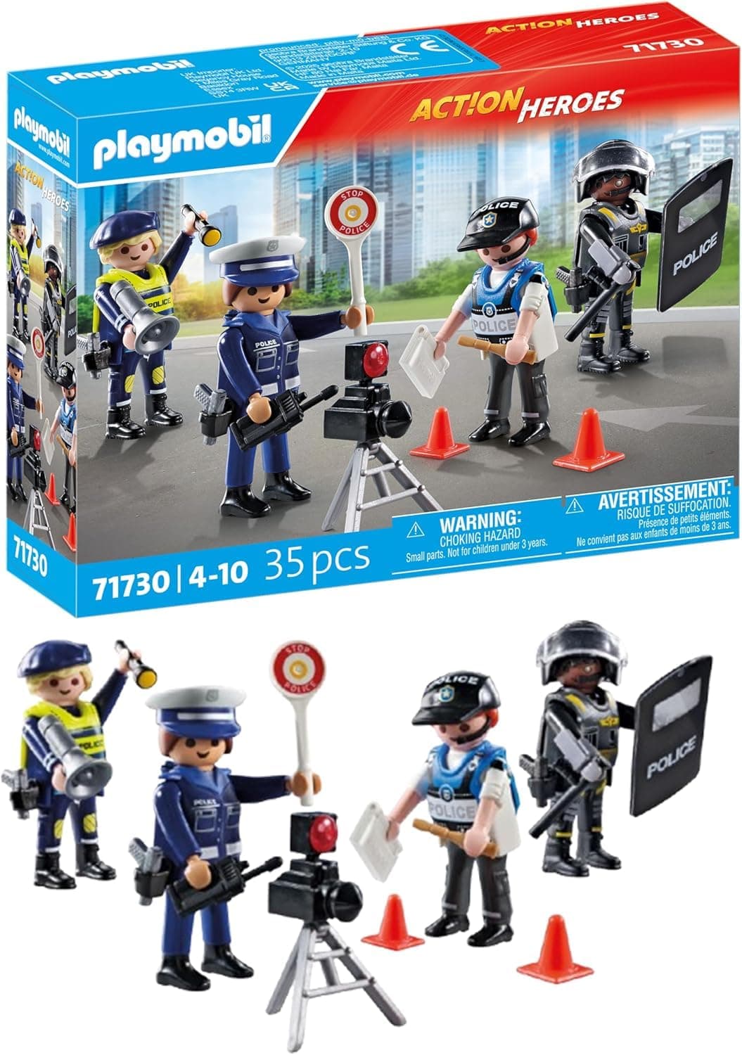 Playmobil - Комплект полицейски фигури