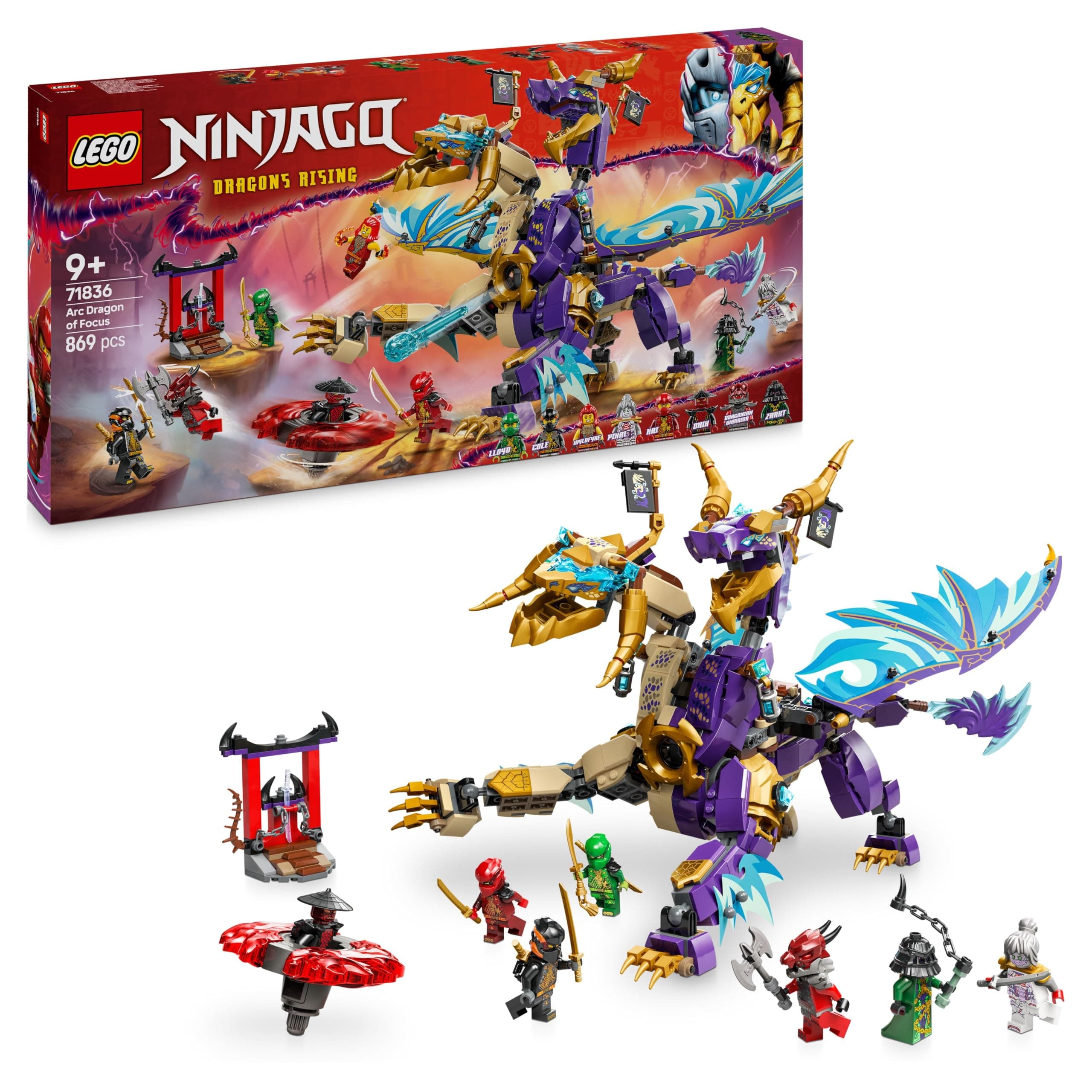 LEGO® NINJAGO 71836 - Арк, Дракон на концентрацията
