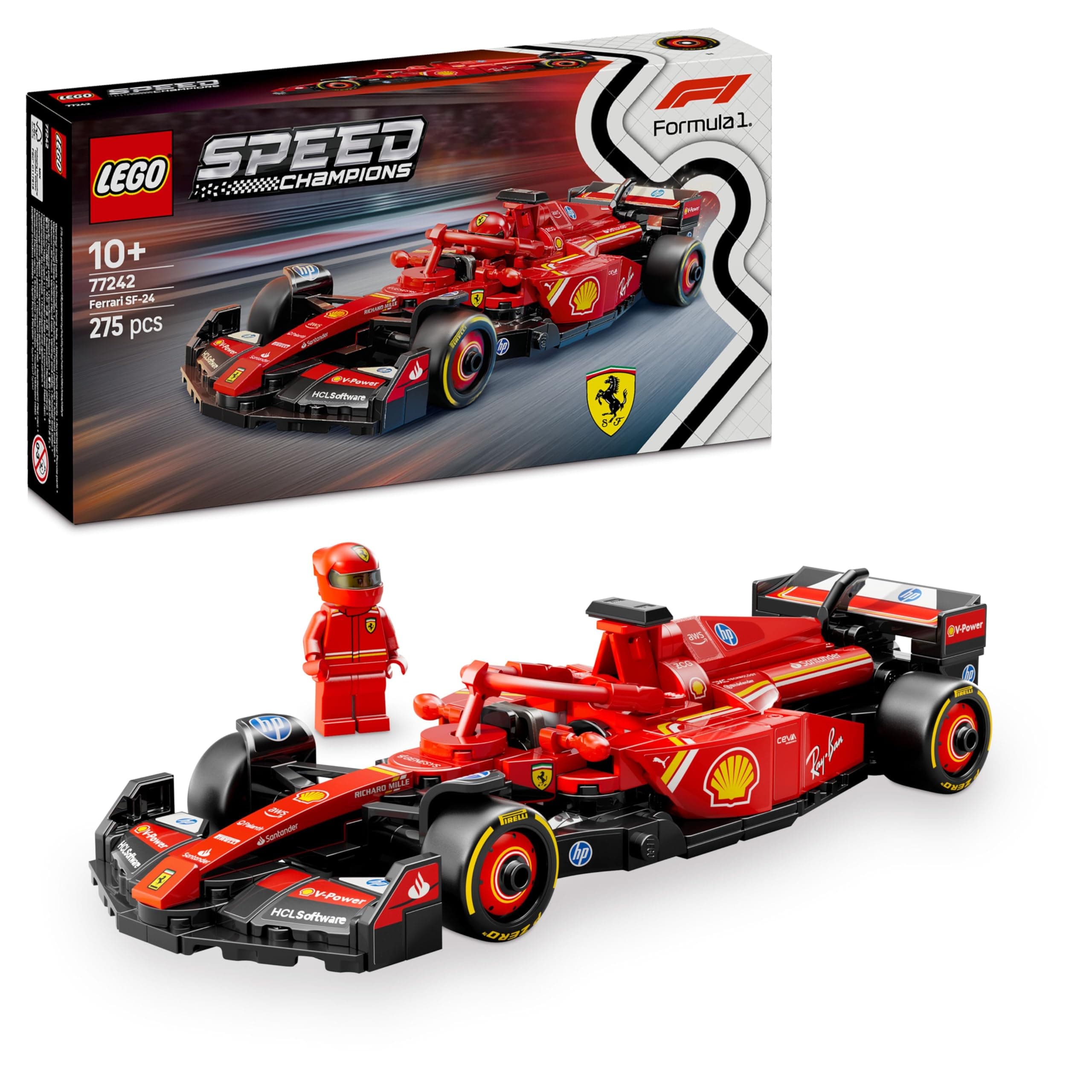 LEGO® Speed Champions 77242 - F1® Болид Ferrari SF-24