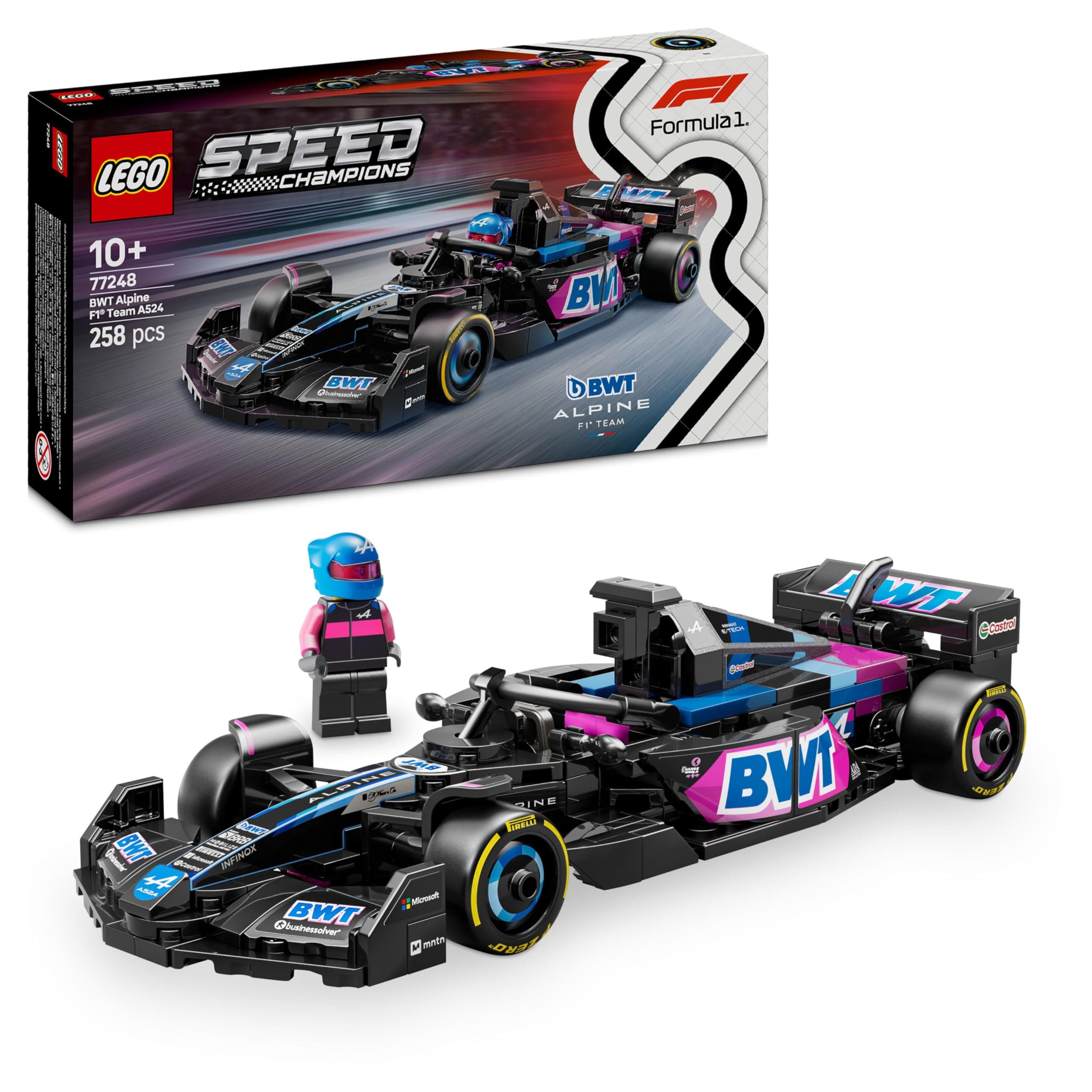 LEGO® Speed Champions 77248 - Болид BWT Alpine F1® Team A524