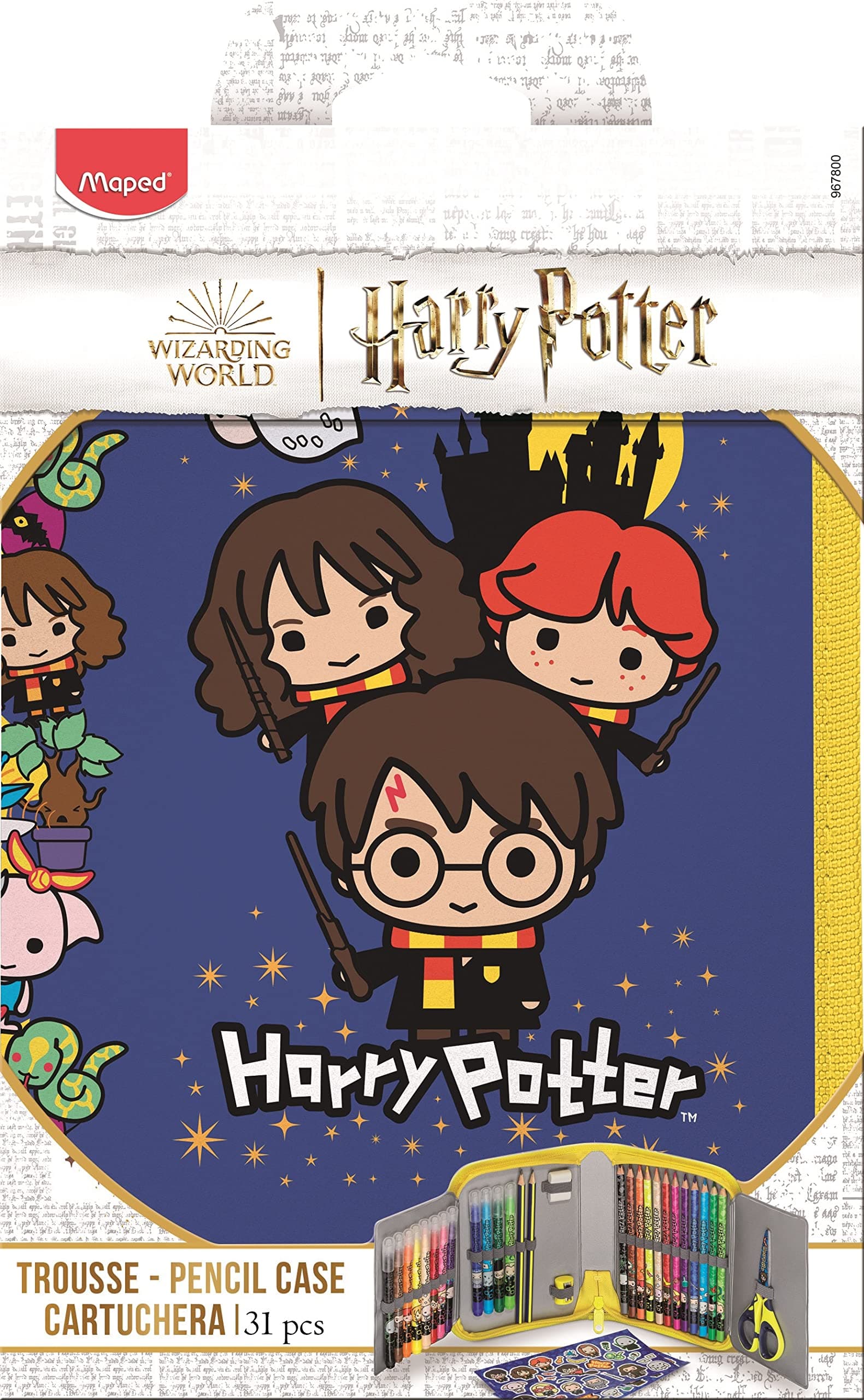 Зареден несесер MAPED Harry Potter, с 31 елемента