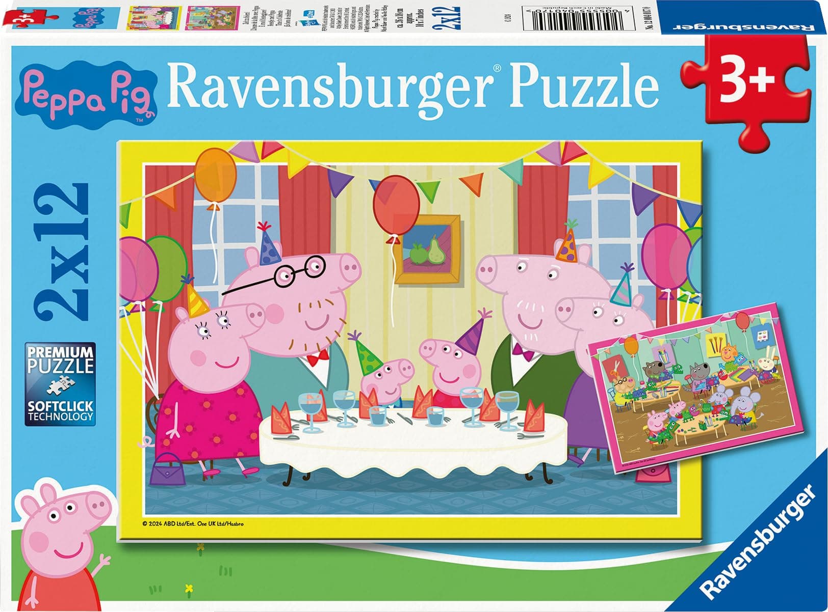 Пъзел Ravensburger 2x12 ел. - Пепа Пиг