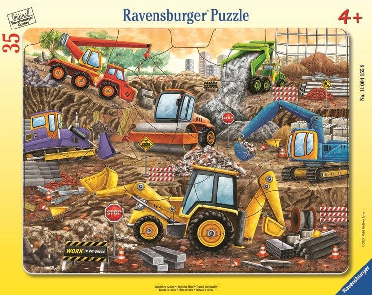 Пъзел Ravensburger 35 ел. - Работя усилено