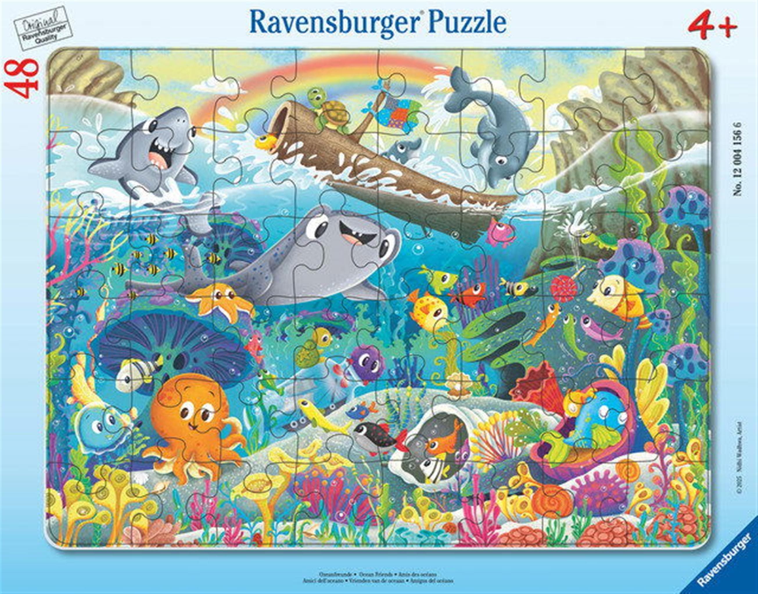 Пъзел Ravensburger 48 ел. - Приятели в океана