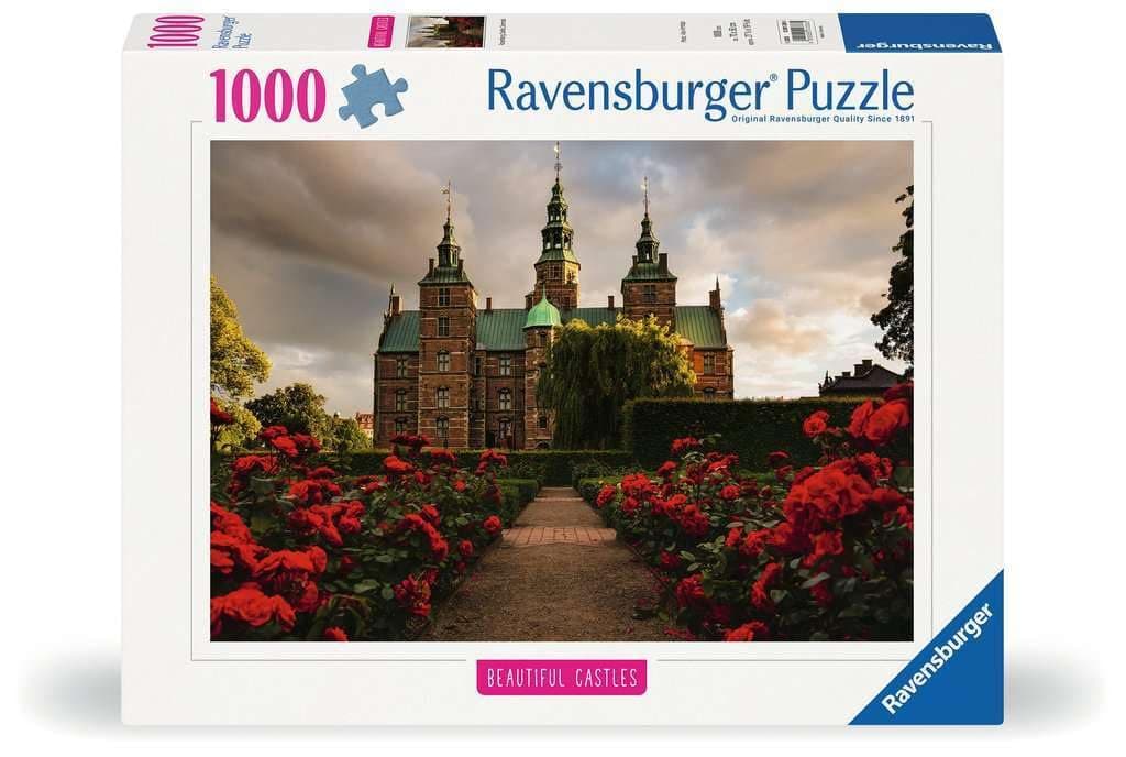 Пъзел Ravensburger 1000 ел. - Замъкът Розенборг, Дания