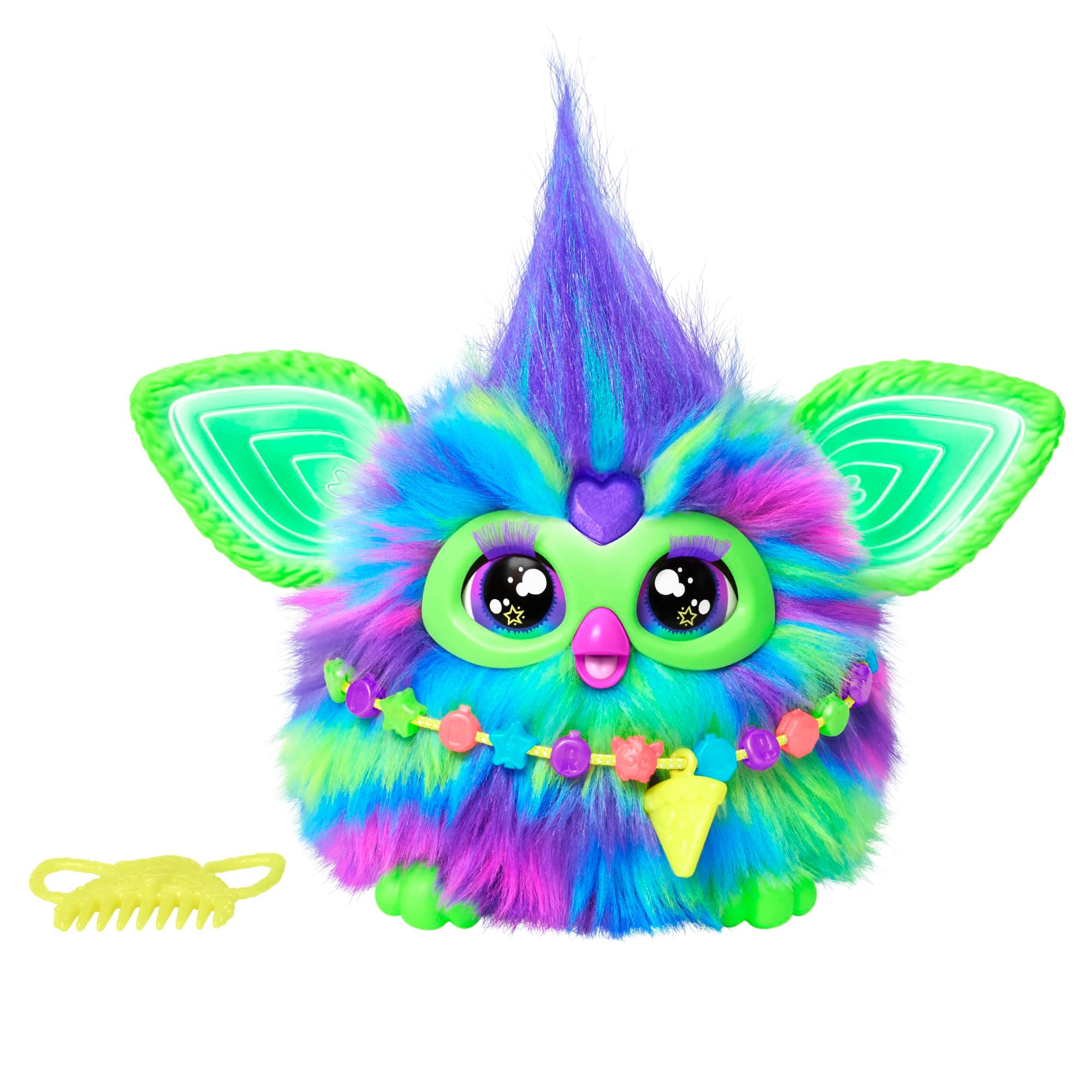 Плюшена интерактивна играчка Furby, свети в тъмното