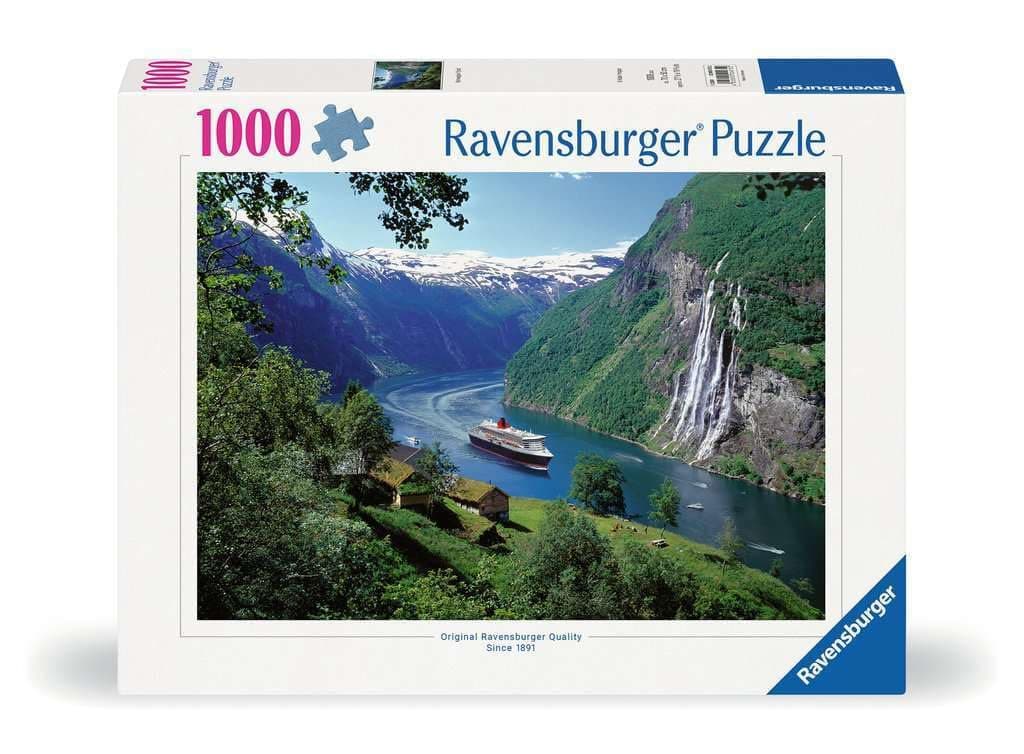 Пъзел Ravensburger 1000 ел. - Норвежки фиорд