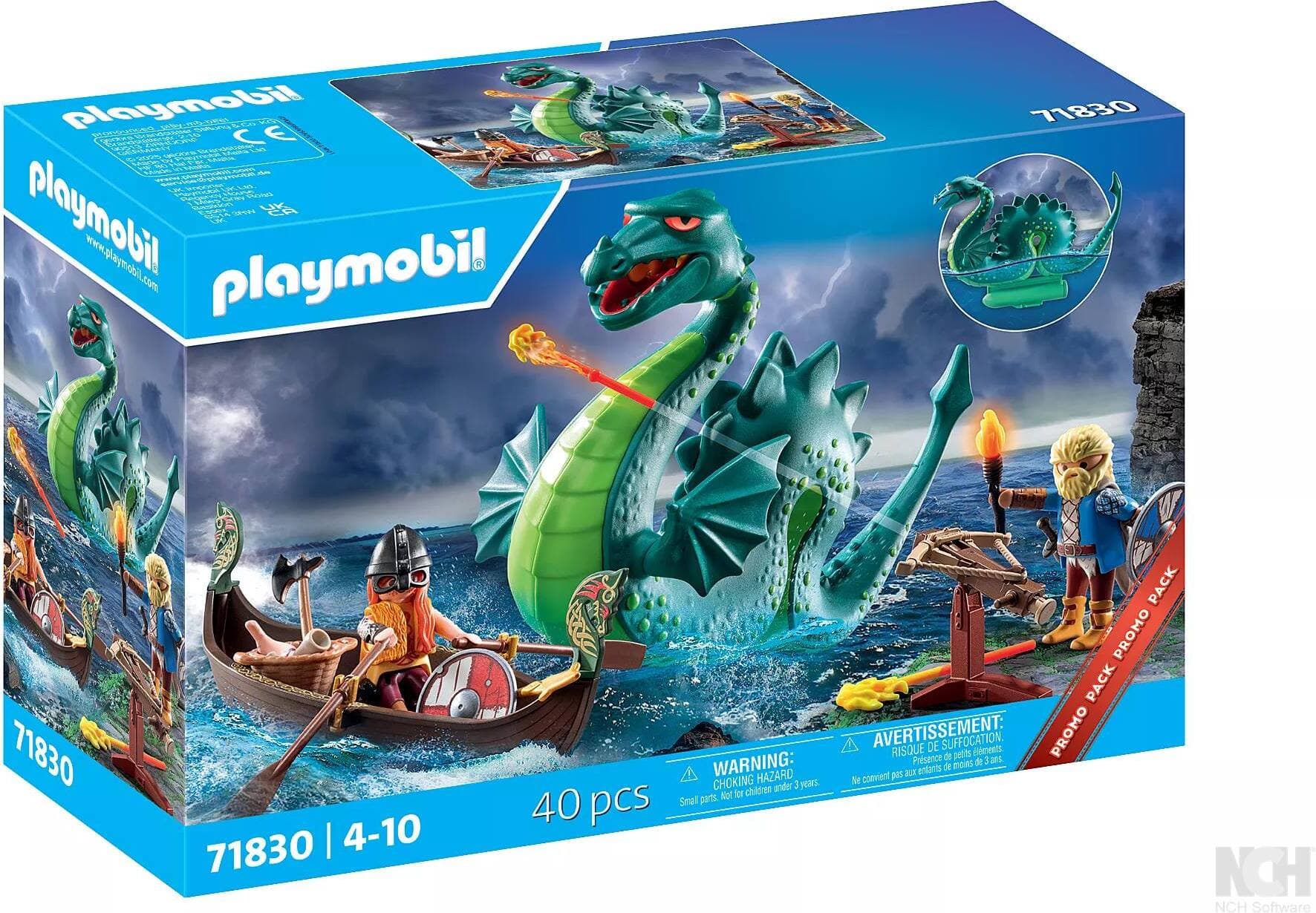 Playmobil - Викинги с морско чудовище