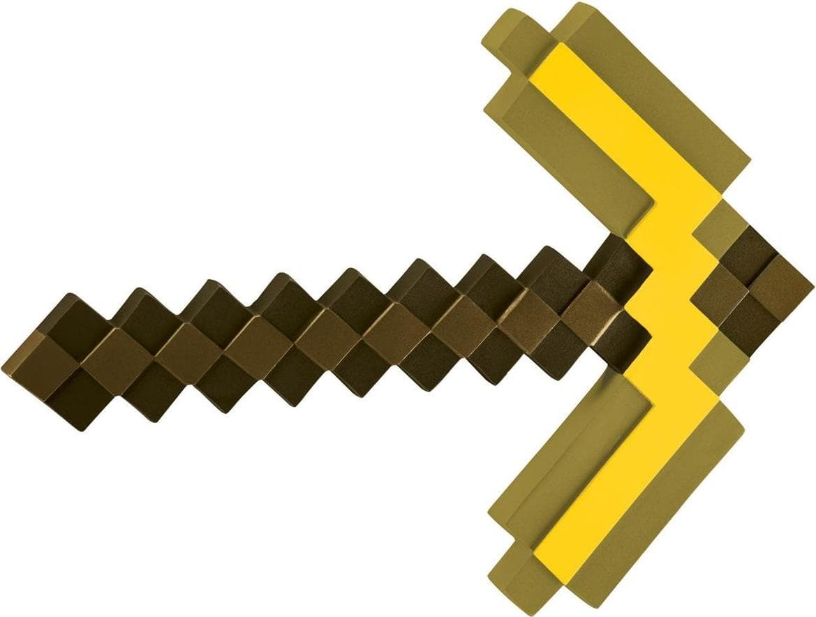 Jakks Pacific - Майнкрафт оръжие: Gold Pickaxe
