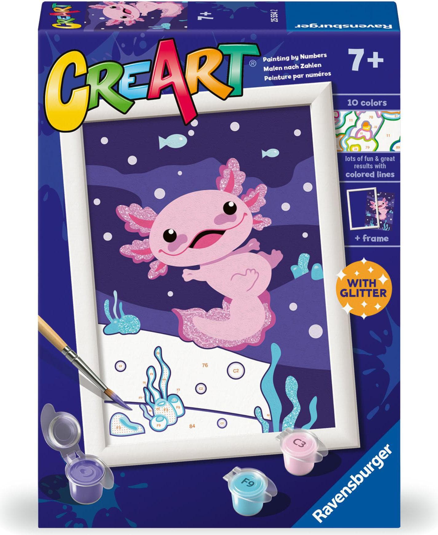 Рисувателна галерия CreArt Ravensburger - Аксолотъл