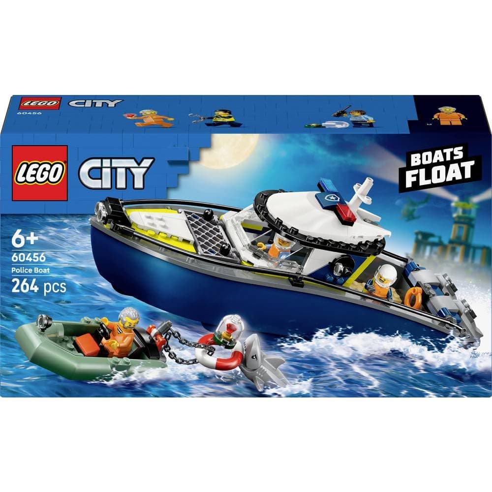 LEGO® City 60456 - Преследване с полицейски катер