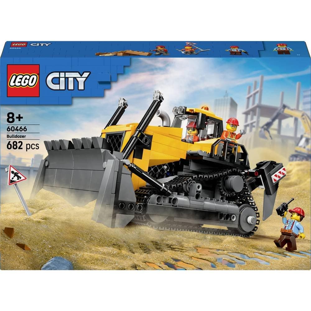LEGO® City 60466 - Жълт булдозер