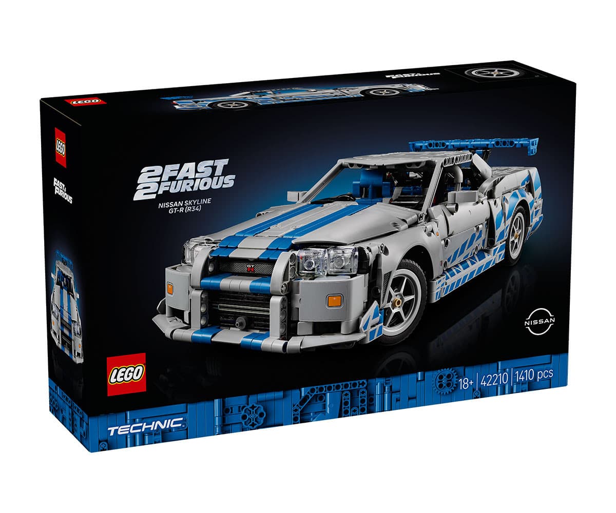 LEGO® Technic 42210 - „Бързи и яростни 2“: Кола Nissan Skyline GT-R (R34)