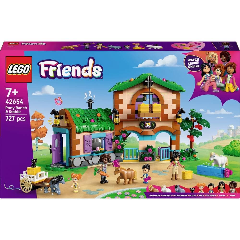 LEGO® Friends 42654 - Ранчо и конюшня за понита