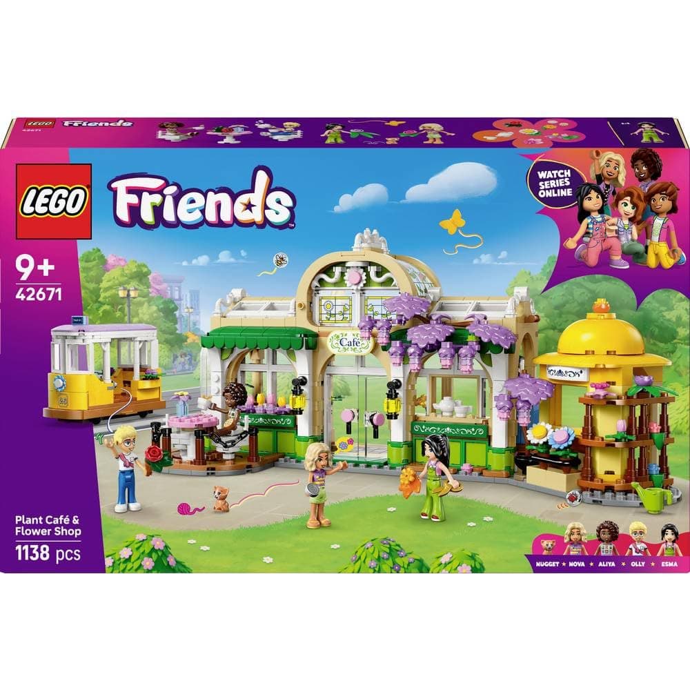 LEGO® Friends 42671 - Градинско кафене и магазин за цветя