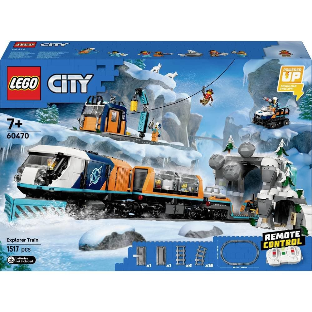 LEGO® City 60470 - Полярен експресен влак за арктически изследователи