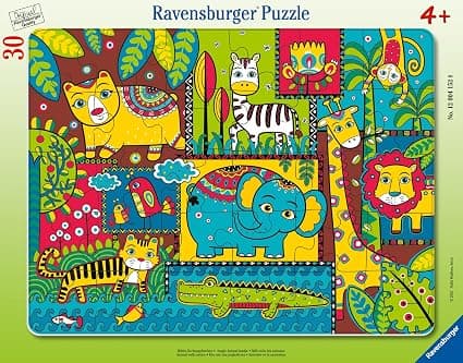 Пъзел Ravensburger 30 ел. - Бъркотия в джунглата