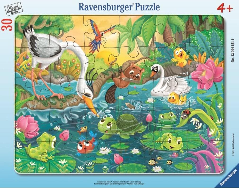 Пъзел Ravensburger 30 ел. - Лято на езерото
