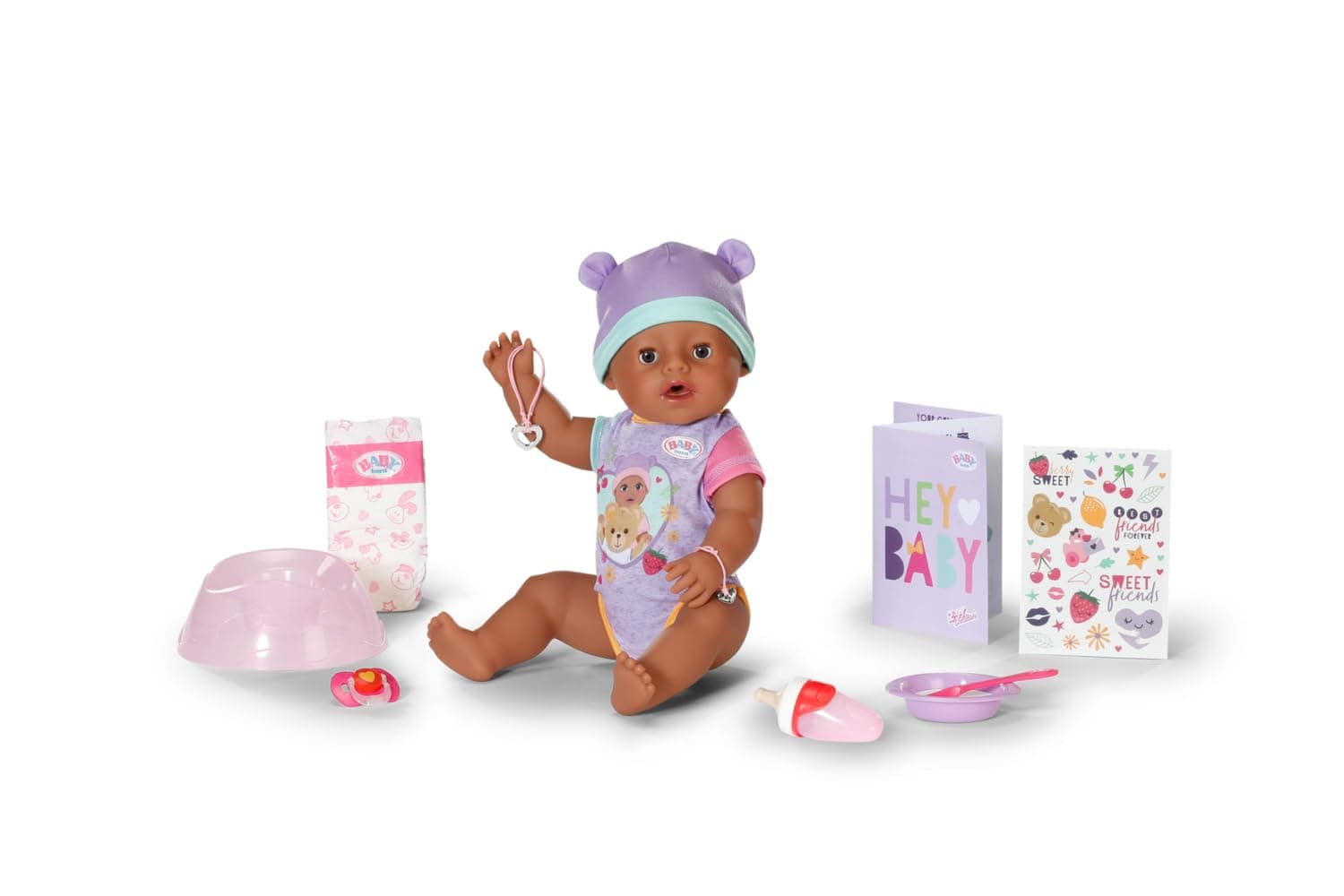BABY Born - Интерактивно бебе с аксесоари, Ева, 43 см