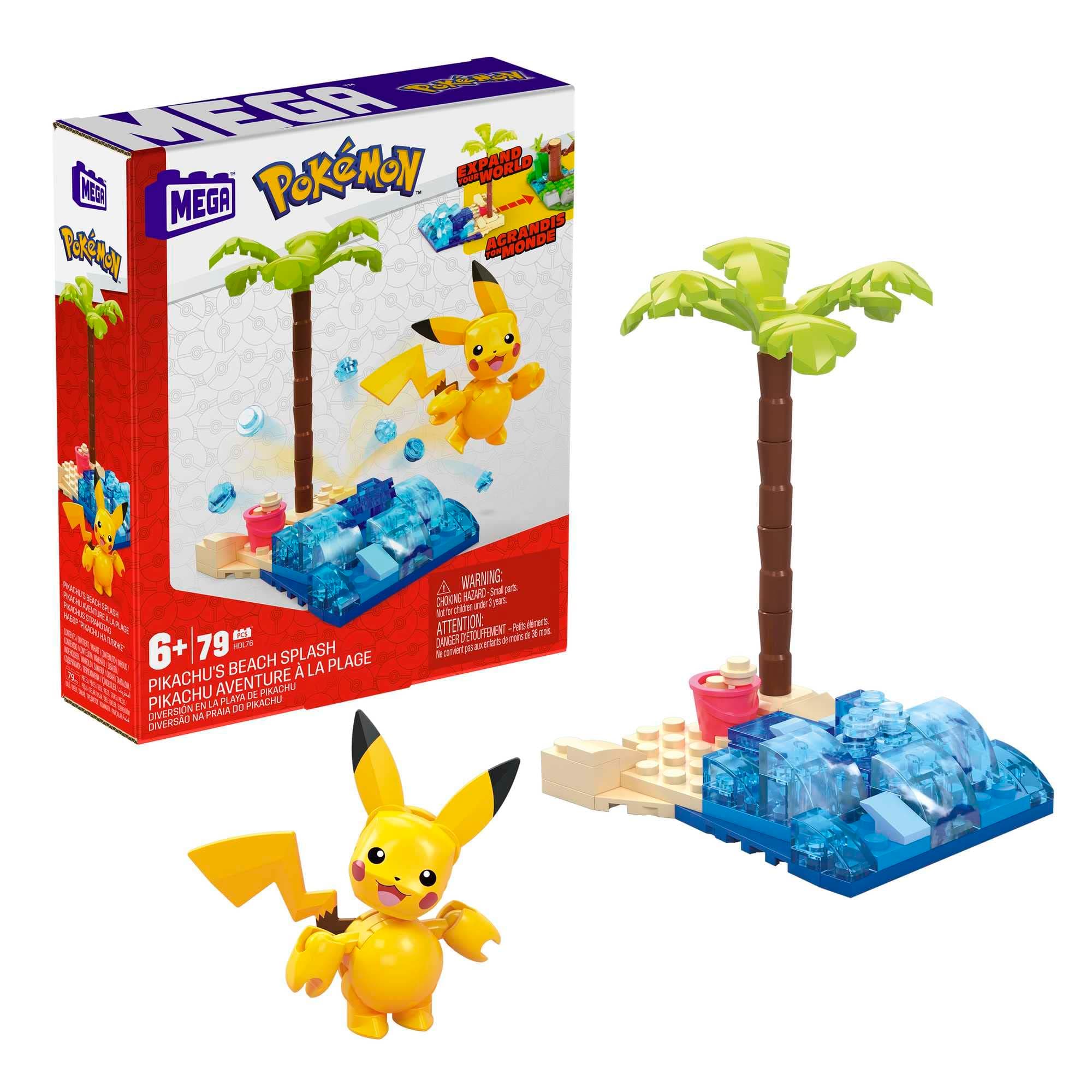 Малък игрален комплект конструктор Покемон Mega Construx, Charmander's Fire-Type Spin