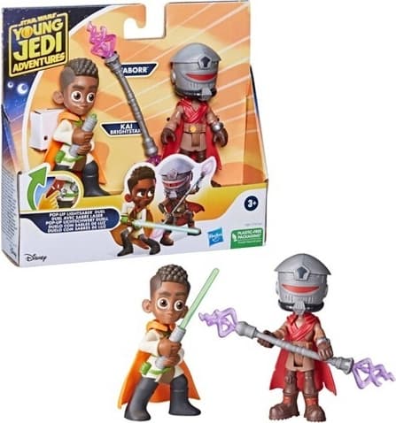 Star WarsTM - Young Jedi Adventures: 2 фигурки в опаковка, Lys Solay и Training Droid