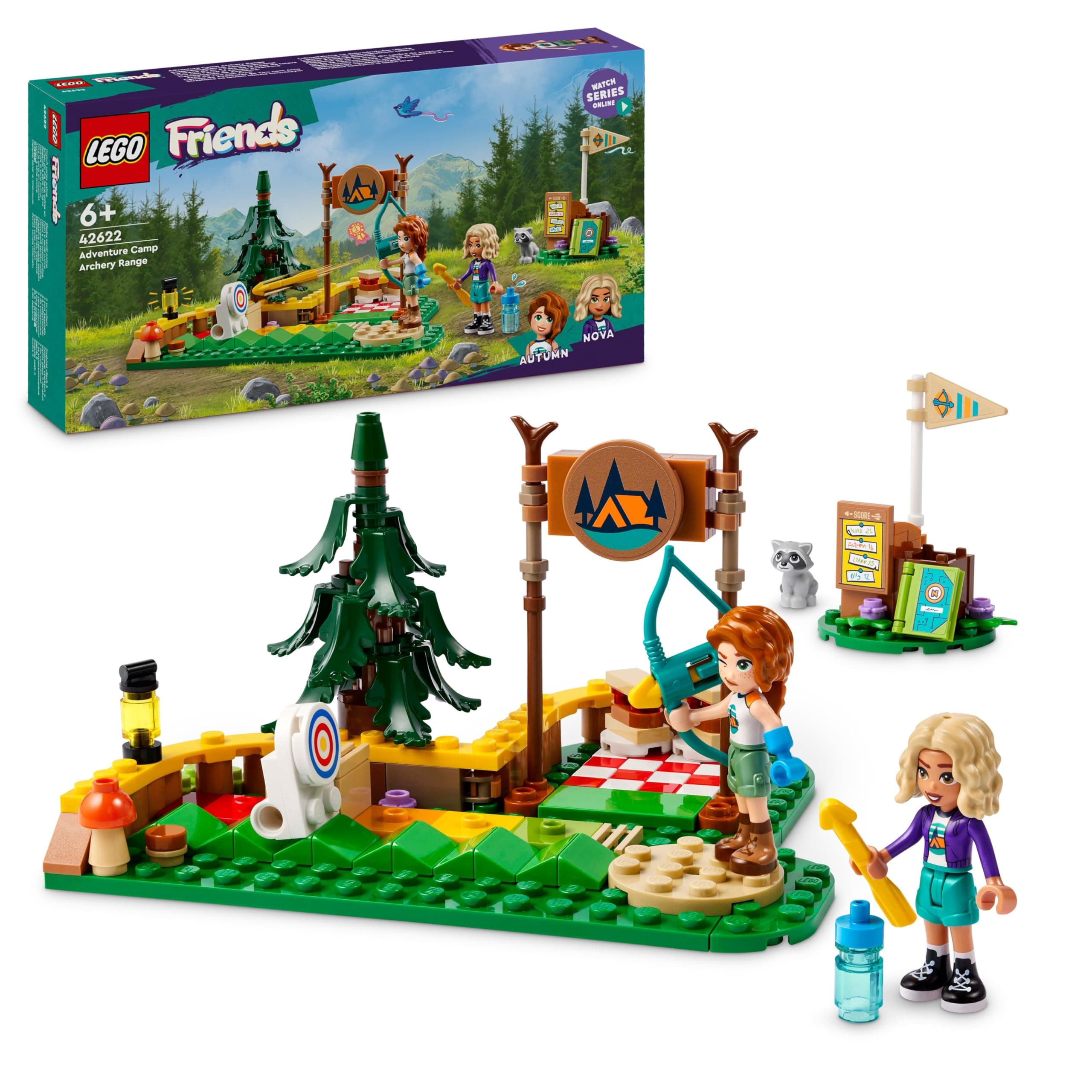 LEGO® Friends 42622 - Лагер за приключения - място за стрелба с лък