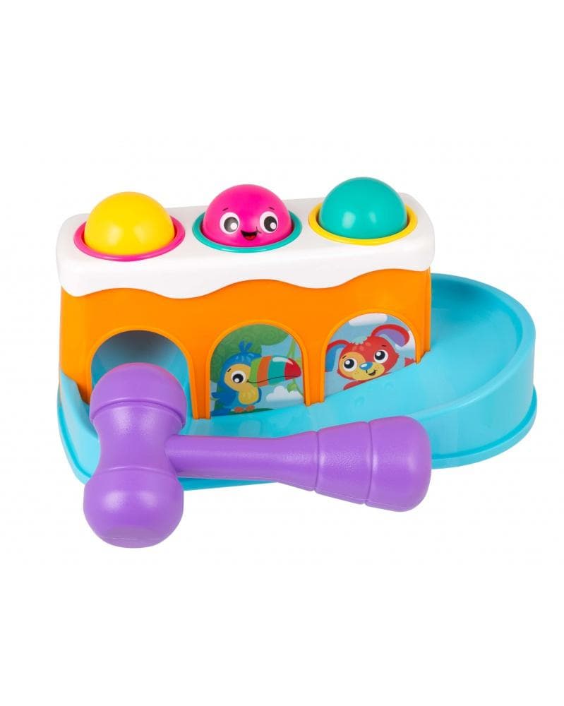 Playgro - Активна играчка Рампа с топки и чук, 12м+