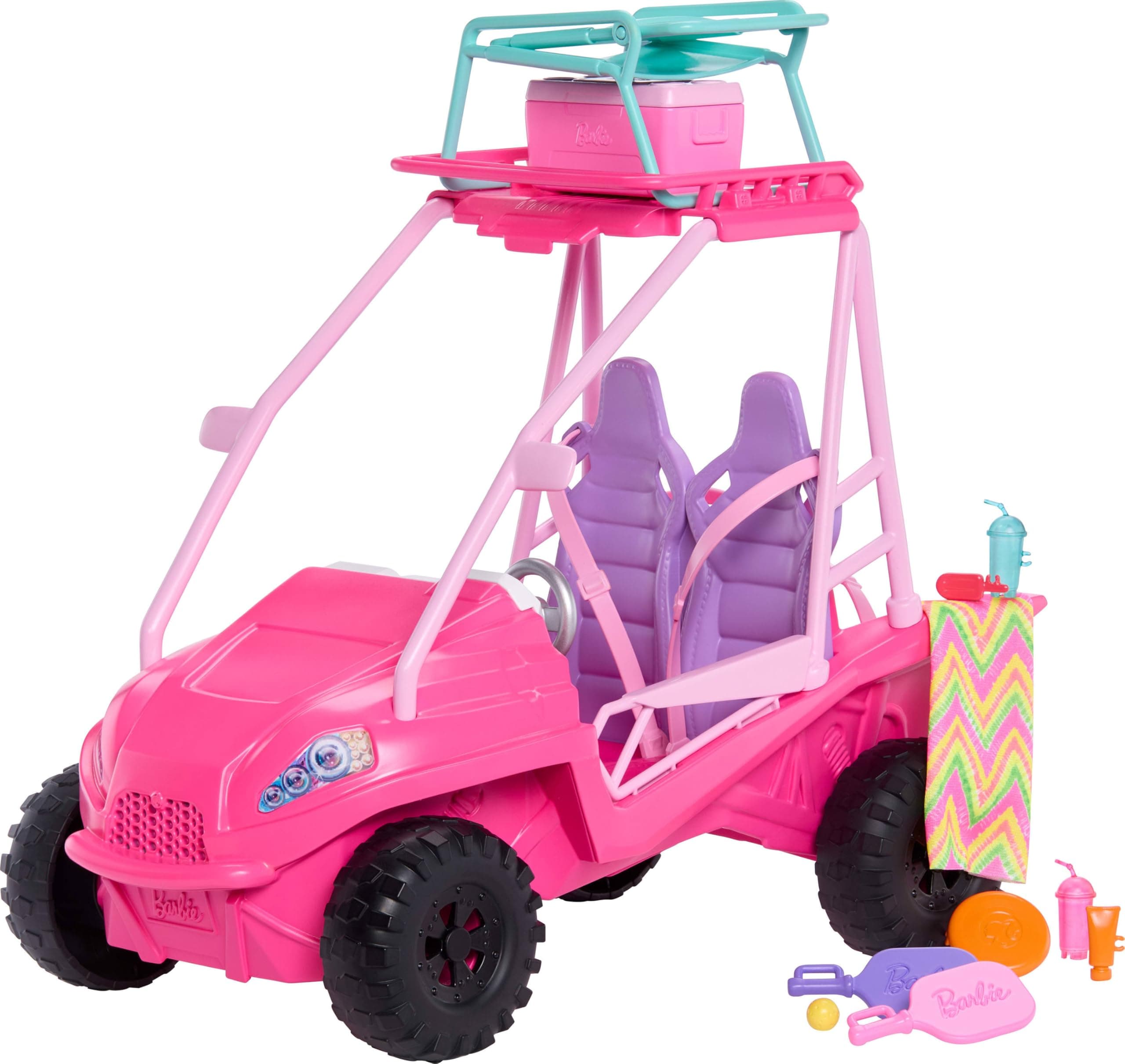Barbie - Комплект плажно бъги с аксесоари