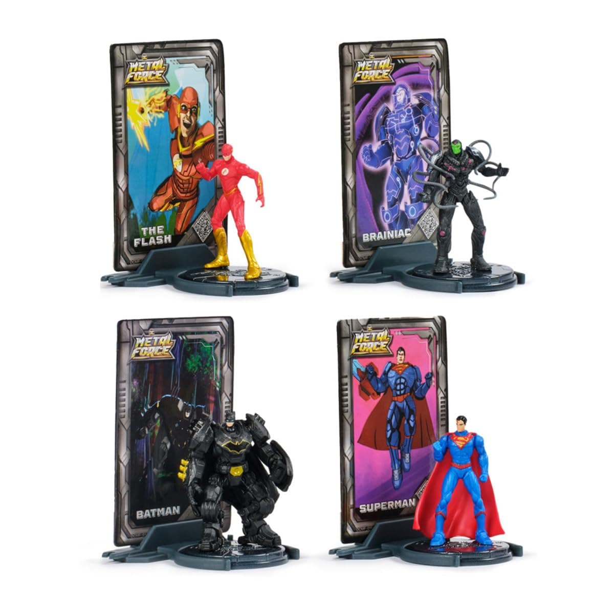 DC Comics Батман - Комплект от 4 колекционерски фигурки, 5 см