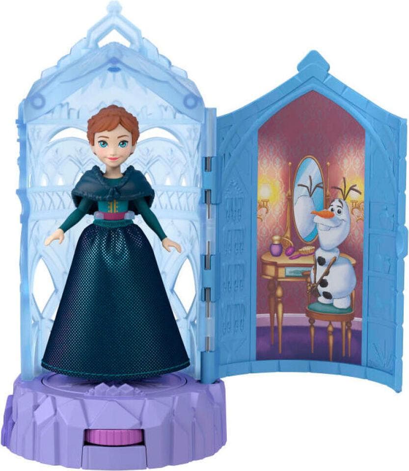 Кукла Disney Princess - Замръзналото кралство: Кула от замък с изненади с малка кукла